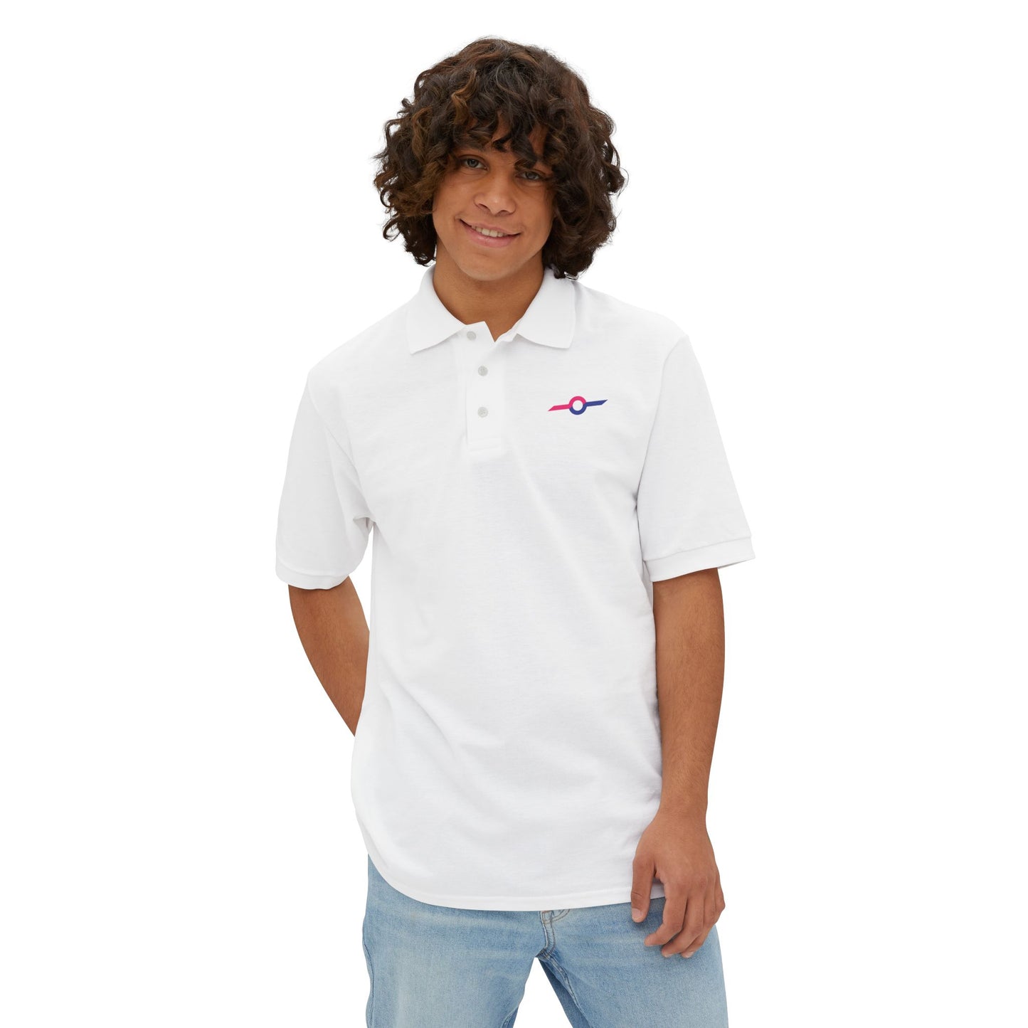 Piqué Polo Shirt Classic Fit Men's Sustainable Cotton USA-Made
