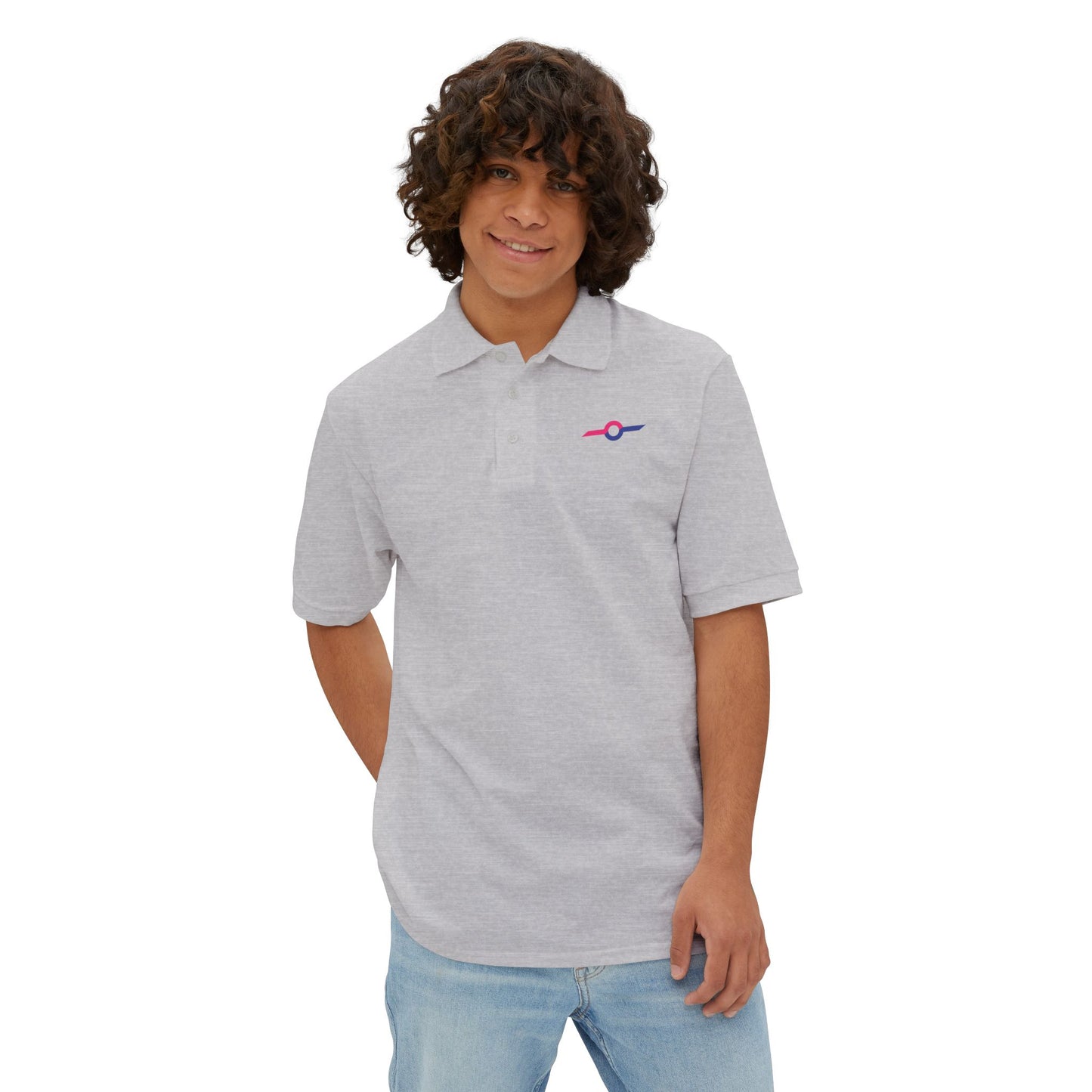 Piqué Polo Shirt Classic Fit Men's Sustainable Cotton USA-Made