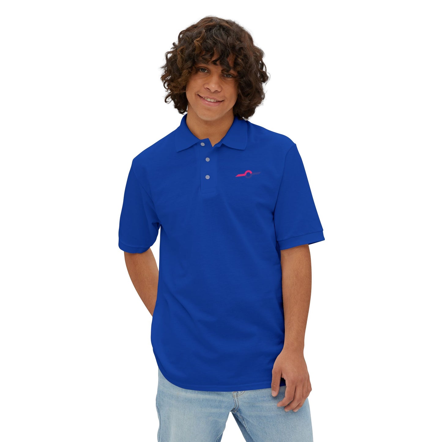 Piqué Polo Shirt Classic Fit Men's Sustainable Cotton USA-Made