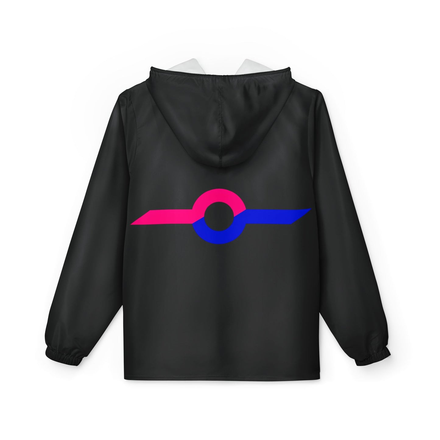 Color Block Windbreaker Jacket with Light Synthetic Padding and Hood - Relaxed Fit
