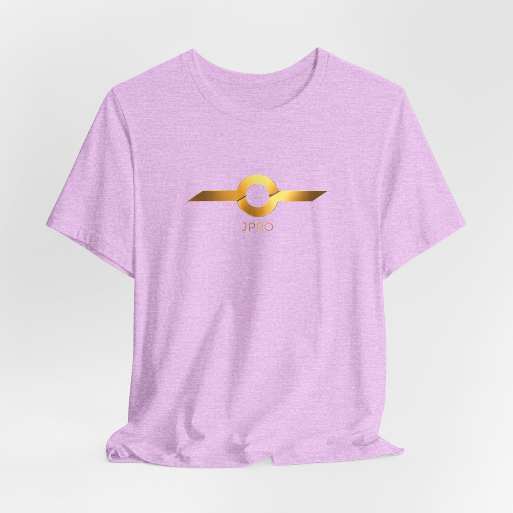 Gold Drip Wing Tee — Metallic Emblem Graphic T-Shirt