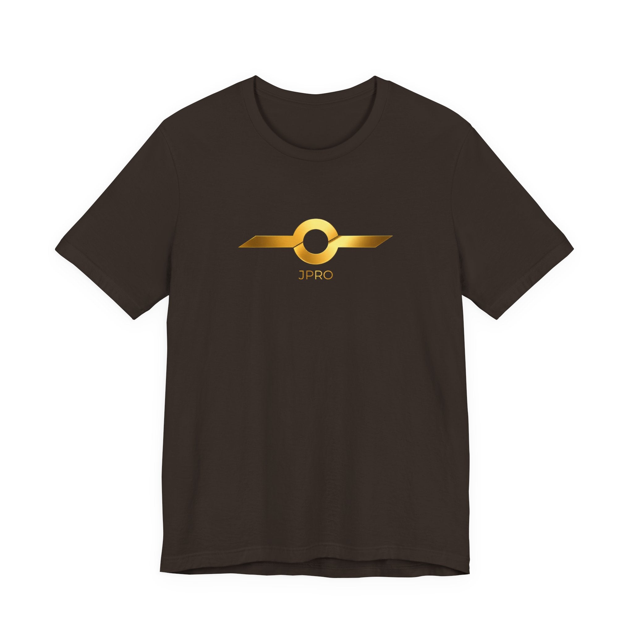 Gold Drip Wing Tee — Metallic Emblem Graphic T-Shirt