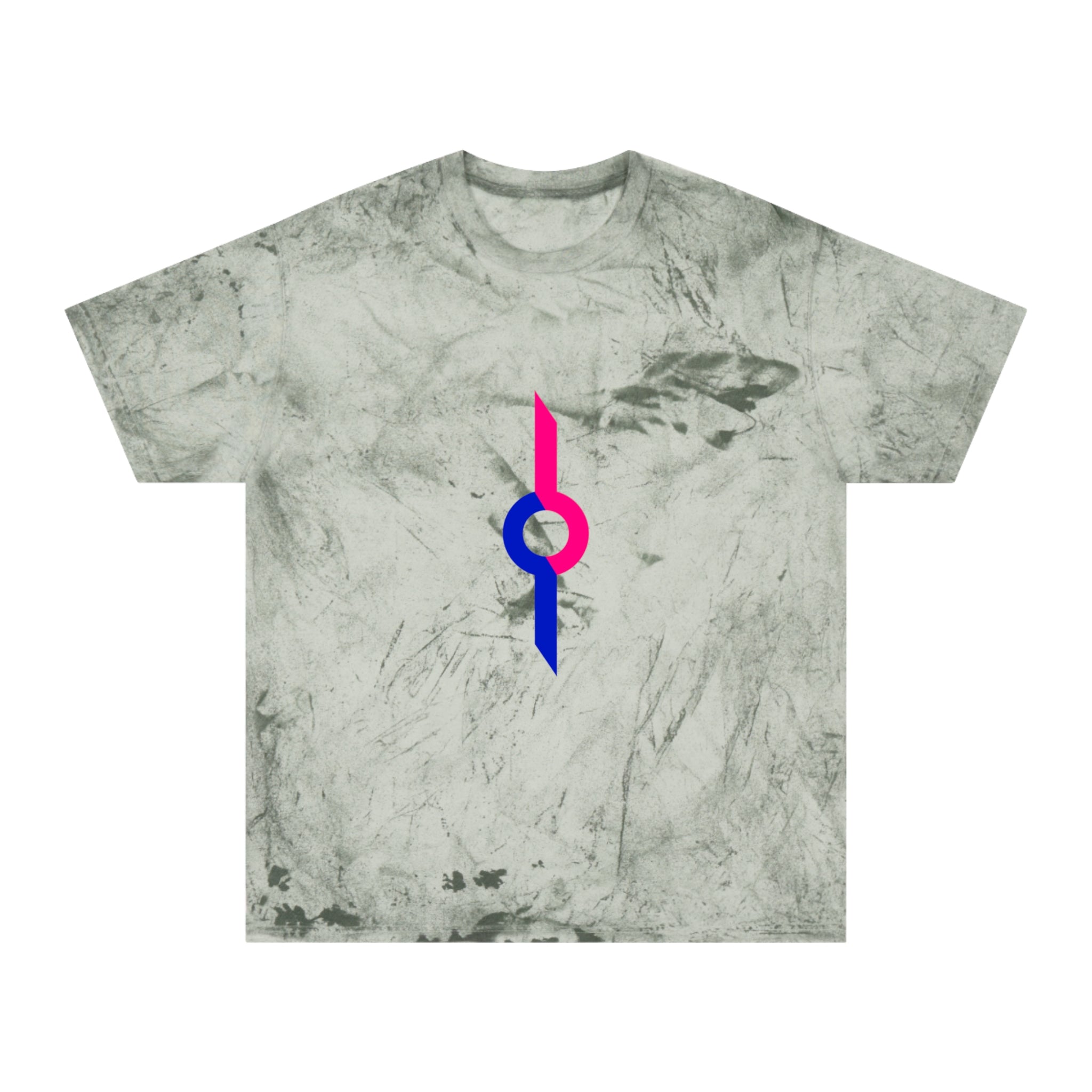 Tie-Dye Rainbow Sunburst T-Shirt — Colorful Geometric Graphic Tee