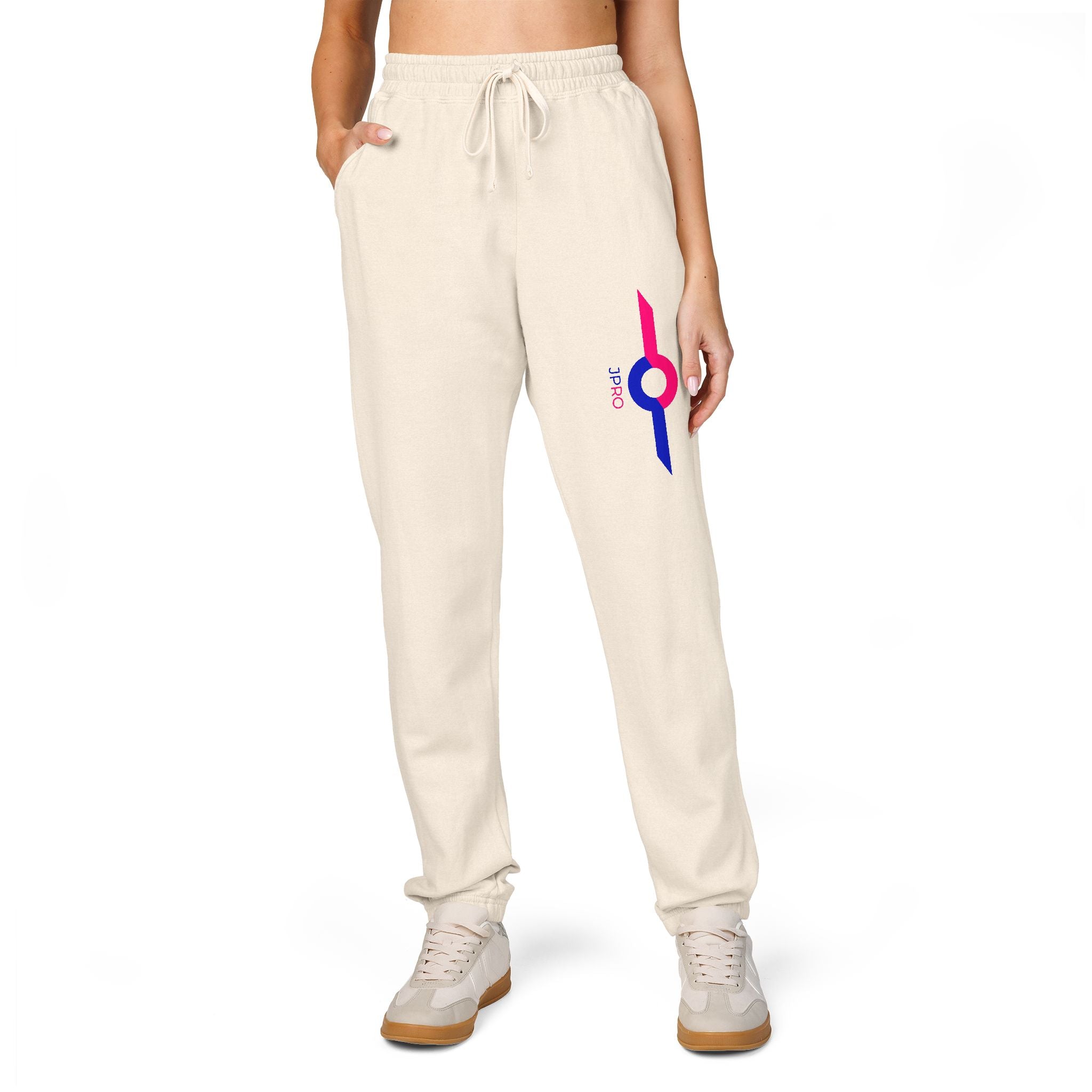 Charcoal Fleece Sweatpants with Small Colorful Airplane Embroidery