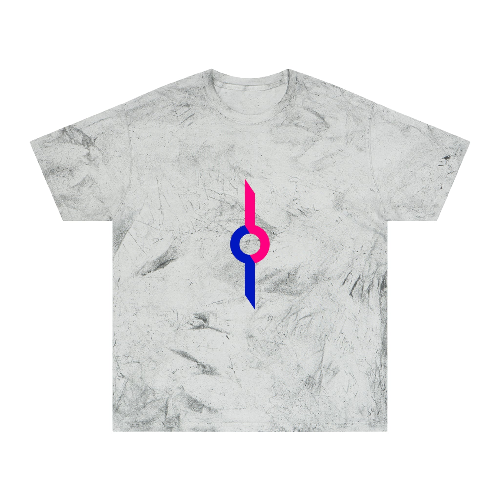 Tie-Dye Rainbow Sunburst T-Shirt — Colorful Geometric Graphic Tee