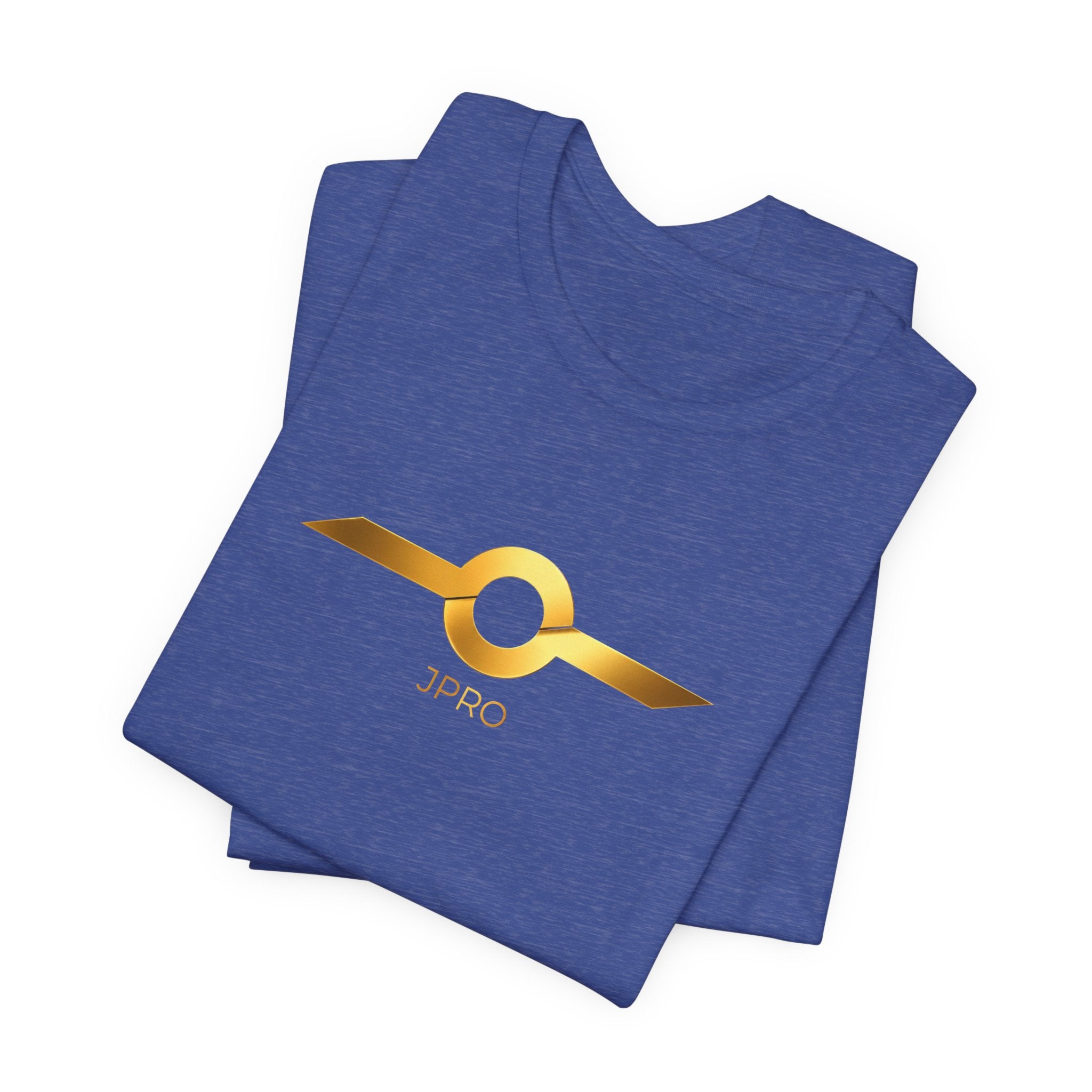 Gold Drip Wing Tee — Metallic Emblem Graphic T-Shirt