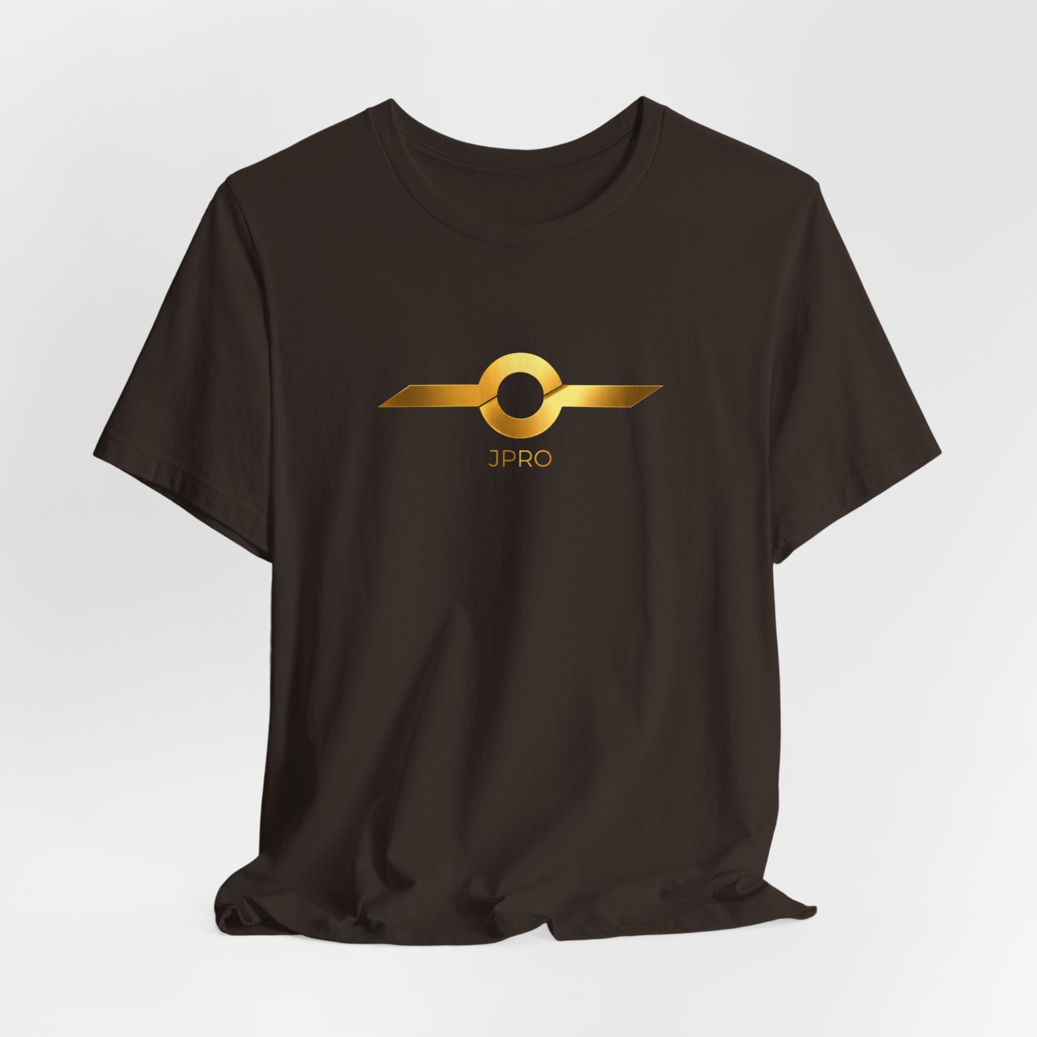 Gold Drip Wing Tee — Metallic Emblem Graphic T-Shirt