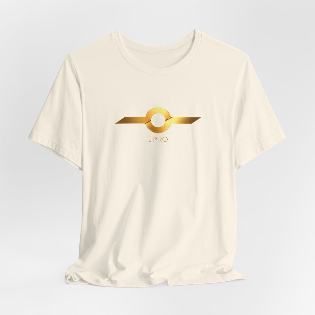 Gold Drip Wing Tee — Metallic Emblem Graphic T-Shirt