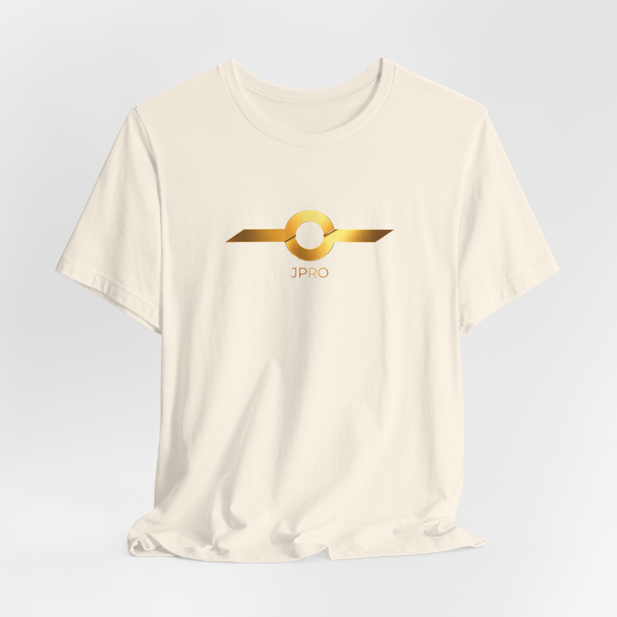 Gold Drip Wing Tee — Metallic Emblem Graphic T-Shirt