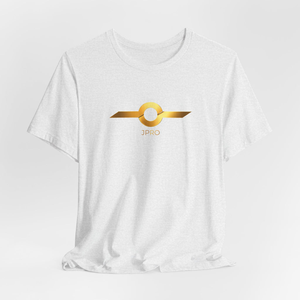 Gold Drip Wing Tee — Metallic Emblem Graphic T-Shirt