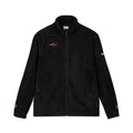 Embroidered Charcoal Fleece Jacket — Subtle Sunset Logo