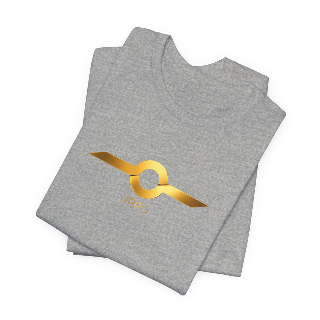 Gold Drip Wing Tee — Metallic Emblem Graphic T-Shirt