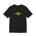 Gold Drip Wing Tee — Metallic Emblem Graphic T-Shirt
