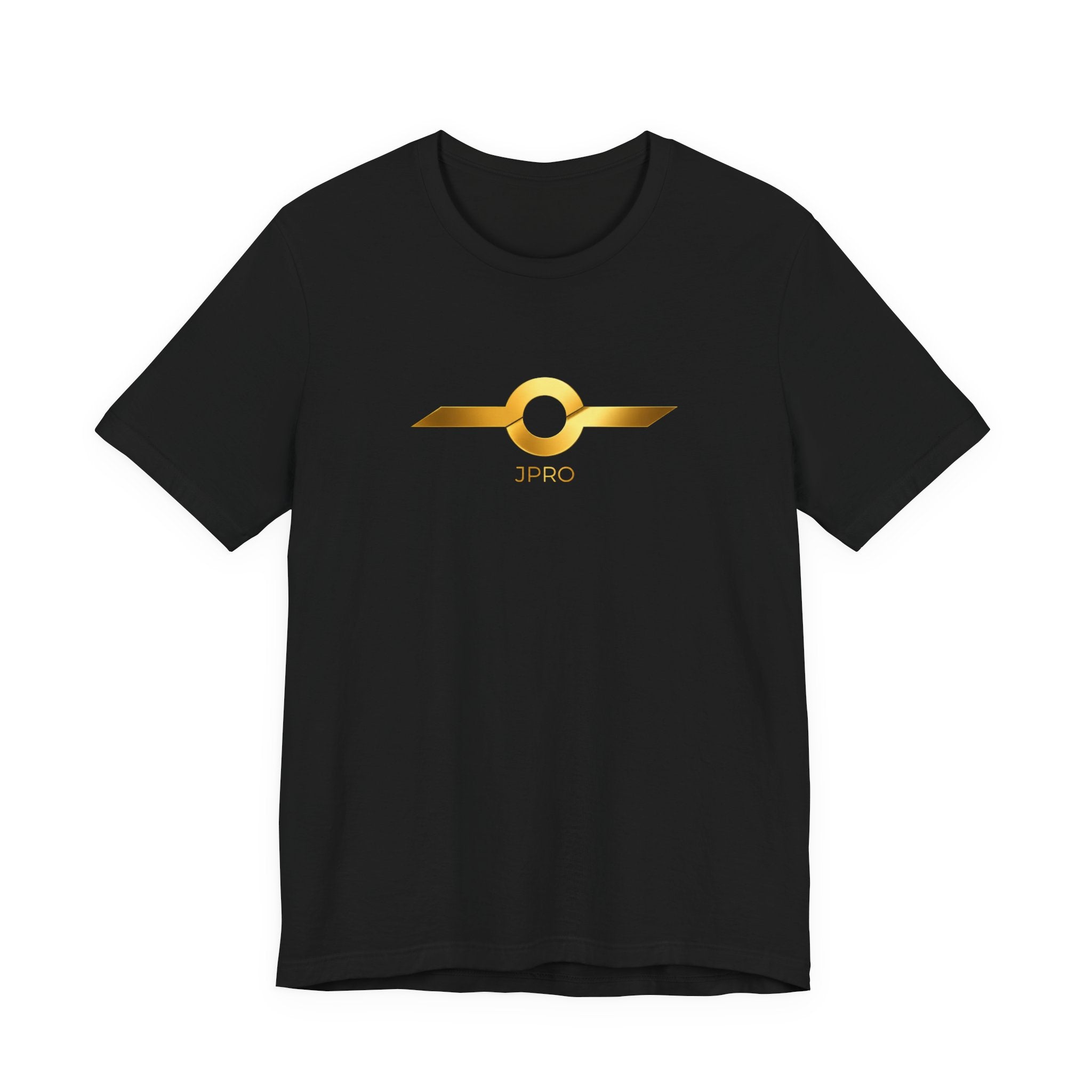 Gold Drip Wing Tee — Metallic Emblem Graphic T-Shirt