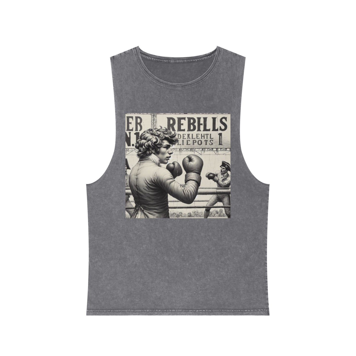 REBHLLS SERIES N.1 Unisex Stonewash Tank Top