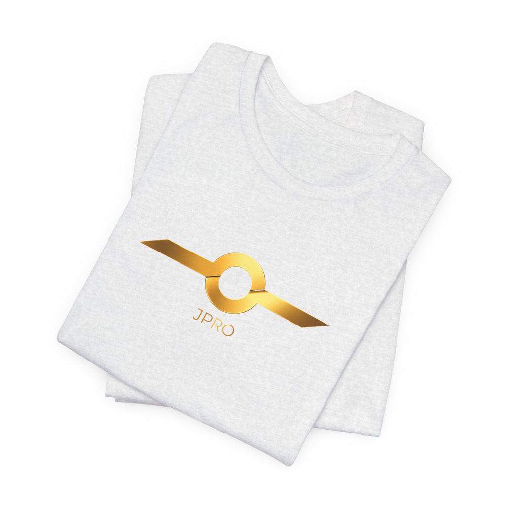 Gold Drip Wing Tee — Metallic Emblem Graphic T-Shirt