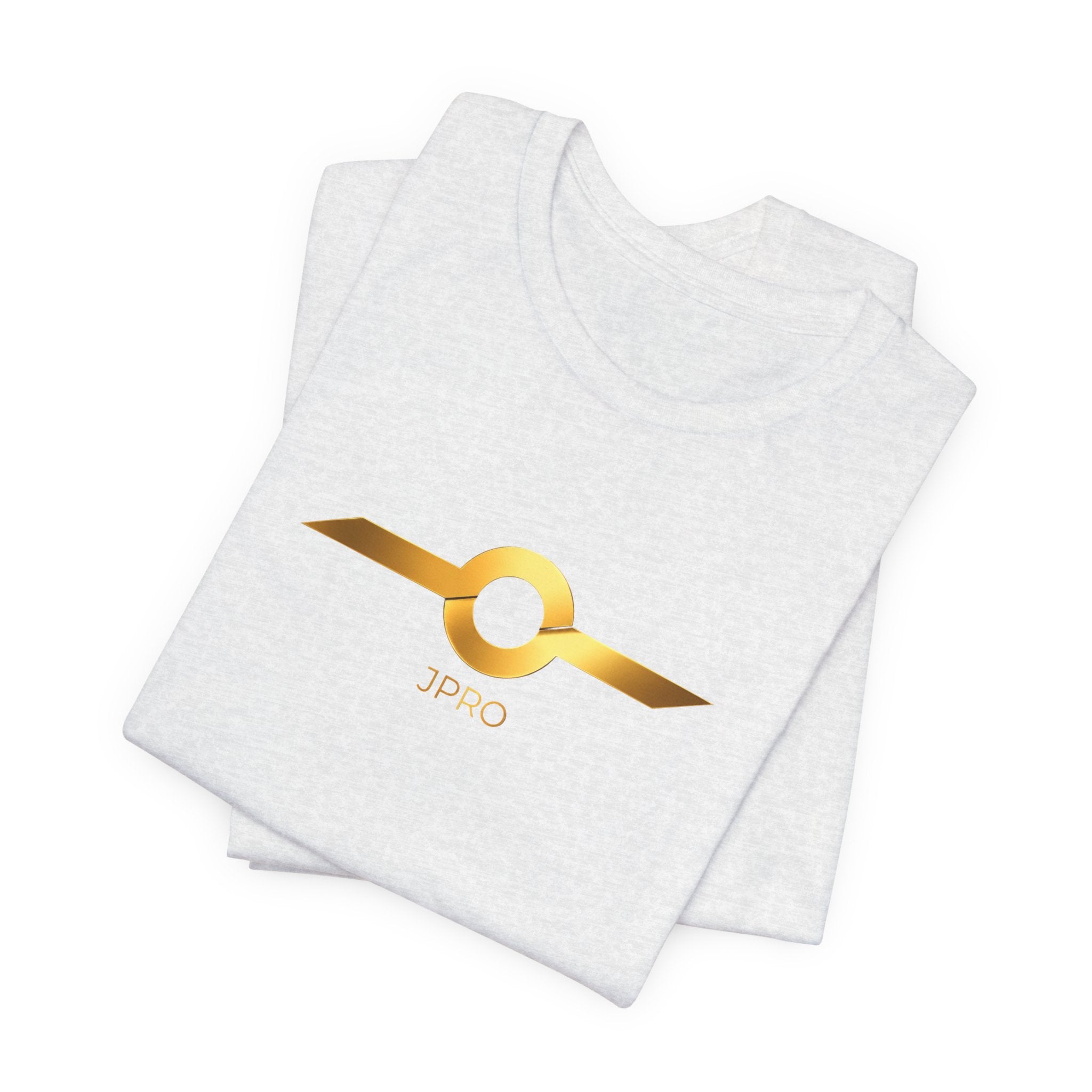 Gold Drip Wing Tee — Metallic Emblem Graphic T-Shirt