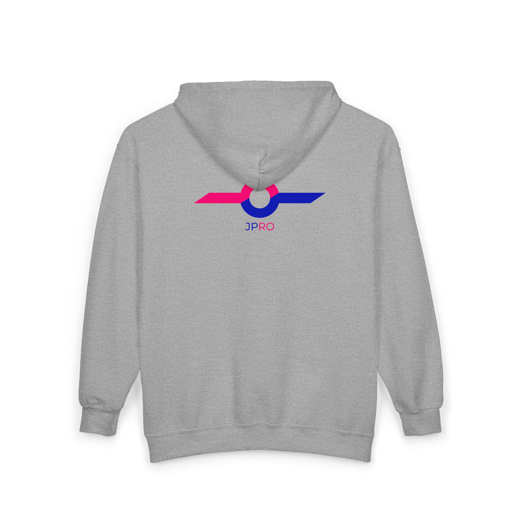 Colorburst Zip Hoodie – Bright Geometric Starburst Full-Zip Sweatshirt
