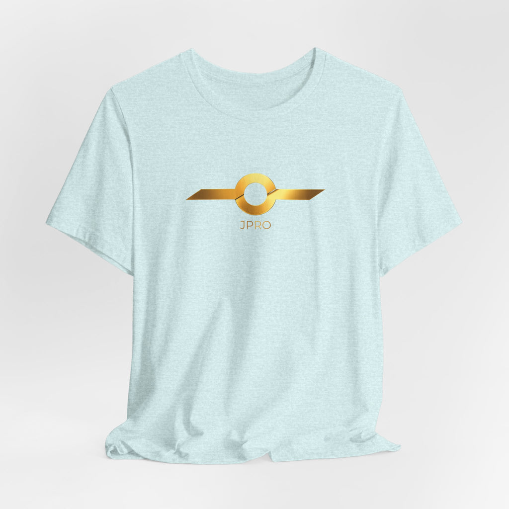 Gold Drip Wing Tee — Metallic Emblem Graphic T-Shirt