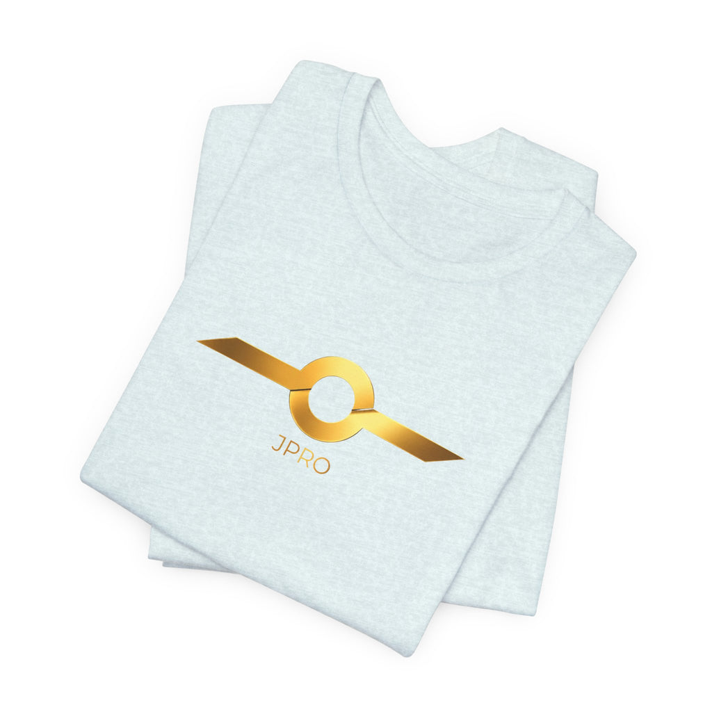 Gold Drip Wing Tee — Metallic Emblem Graphic T-Shirt