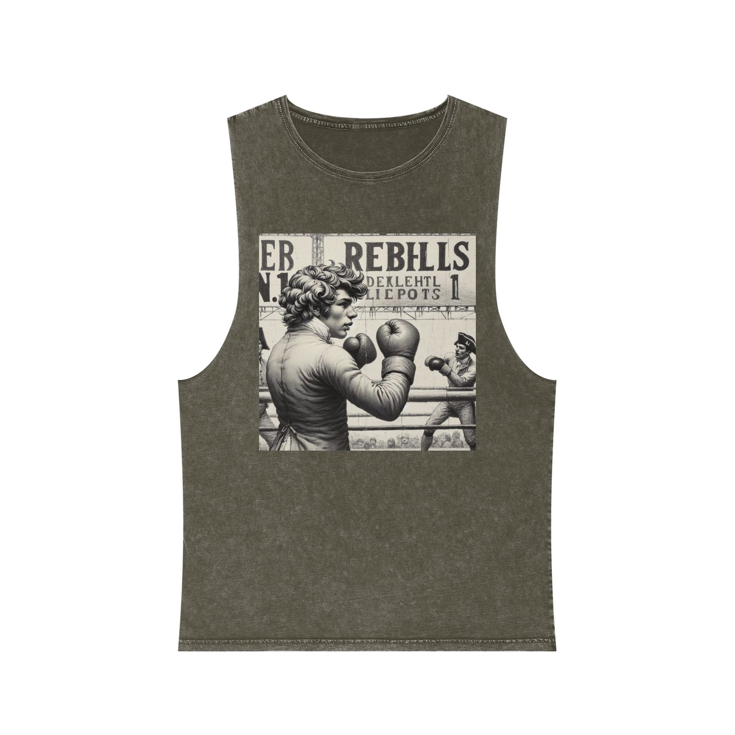 REBHLLS SERIES N.1 Unisex Stonewash Tank Top