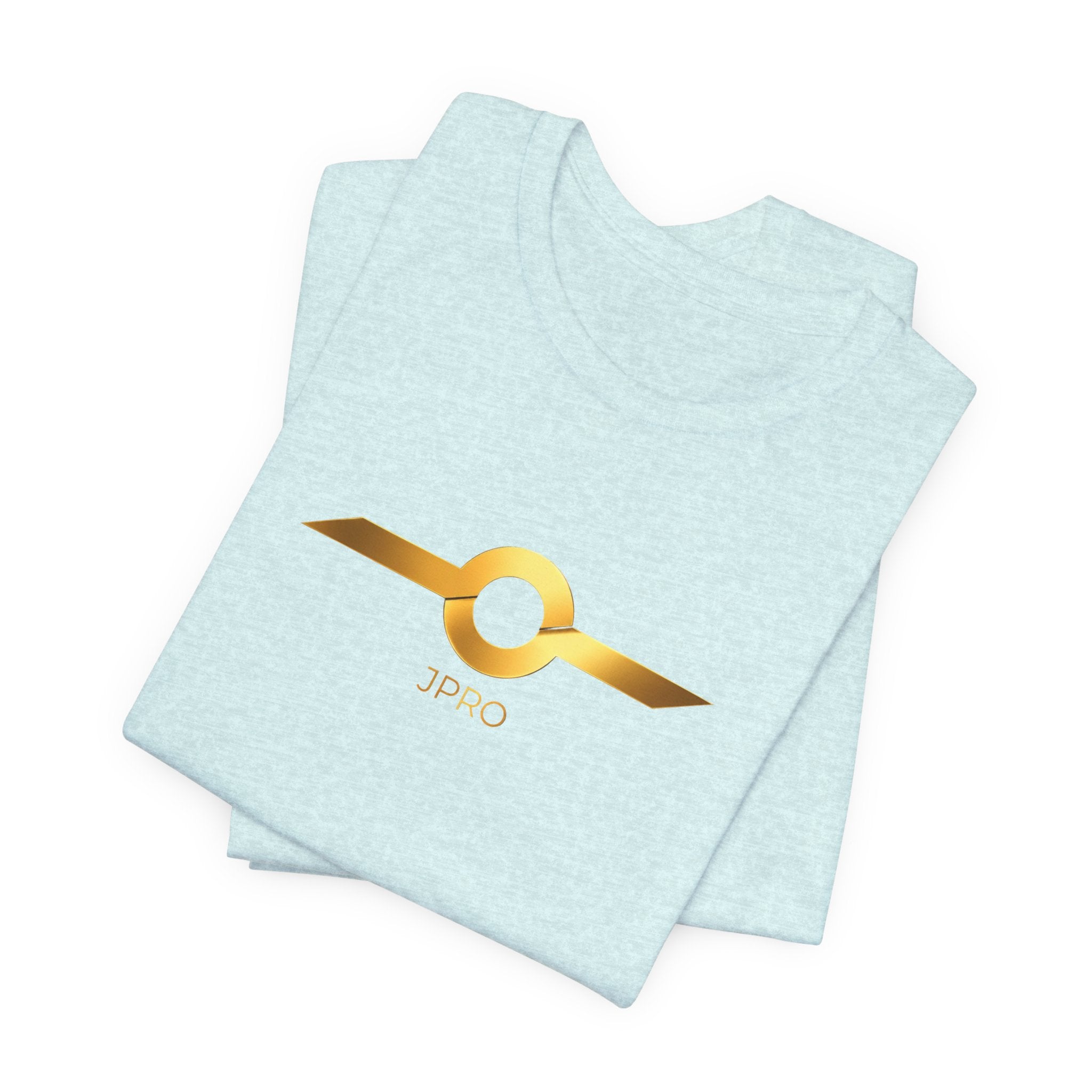 Gold Drip Wing Tee — Metallic Emblem Graphic T-Shirt