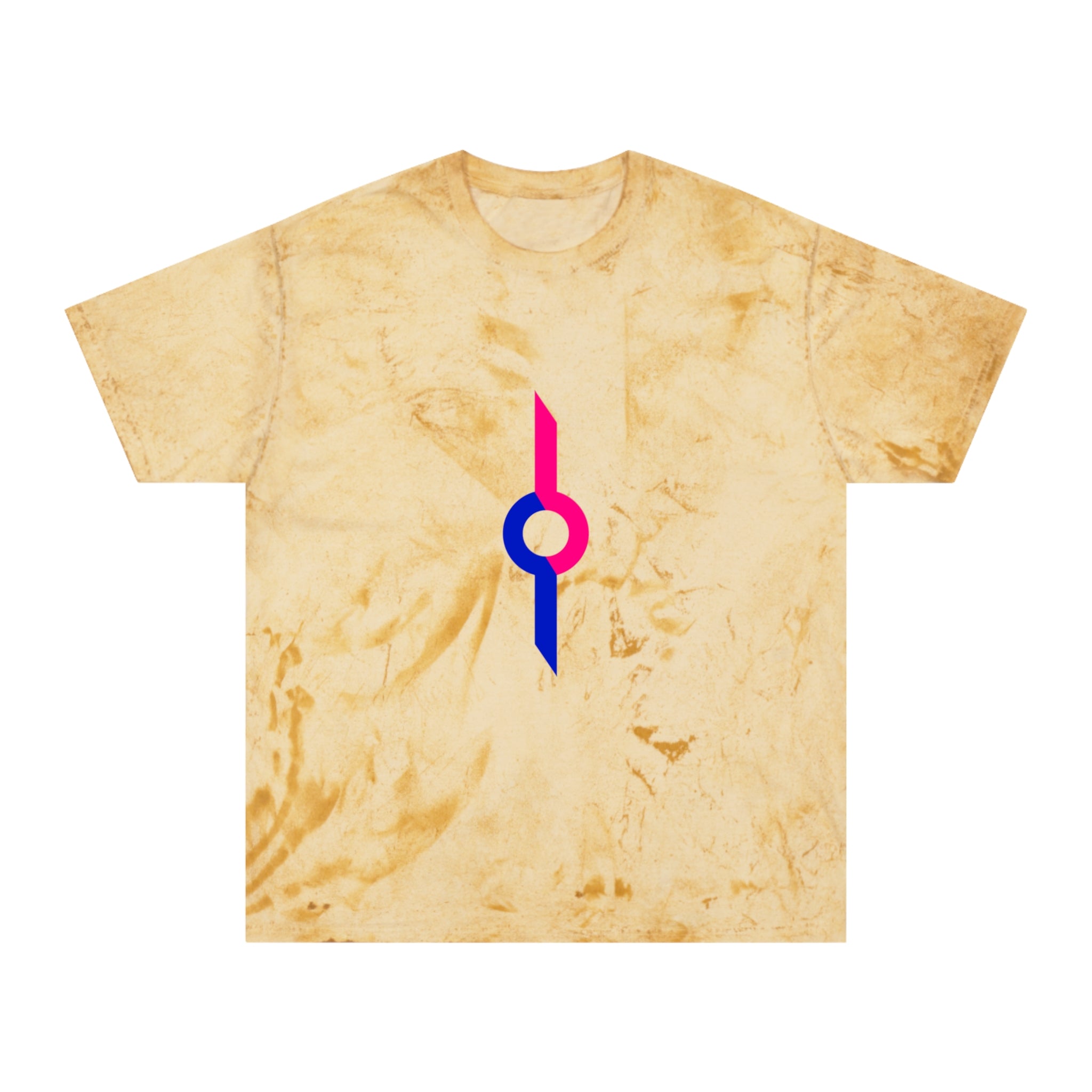 Tie-Dye Rainbow Sunburst T-Shirt — Colorful Geometric Graphic Tee