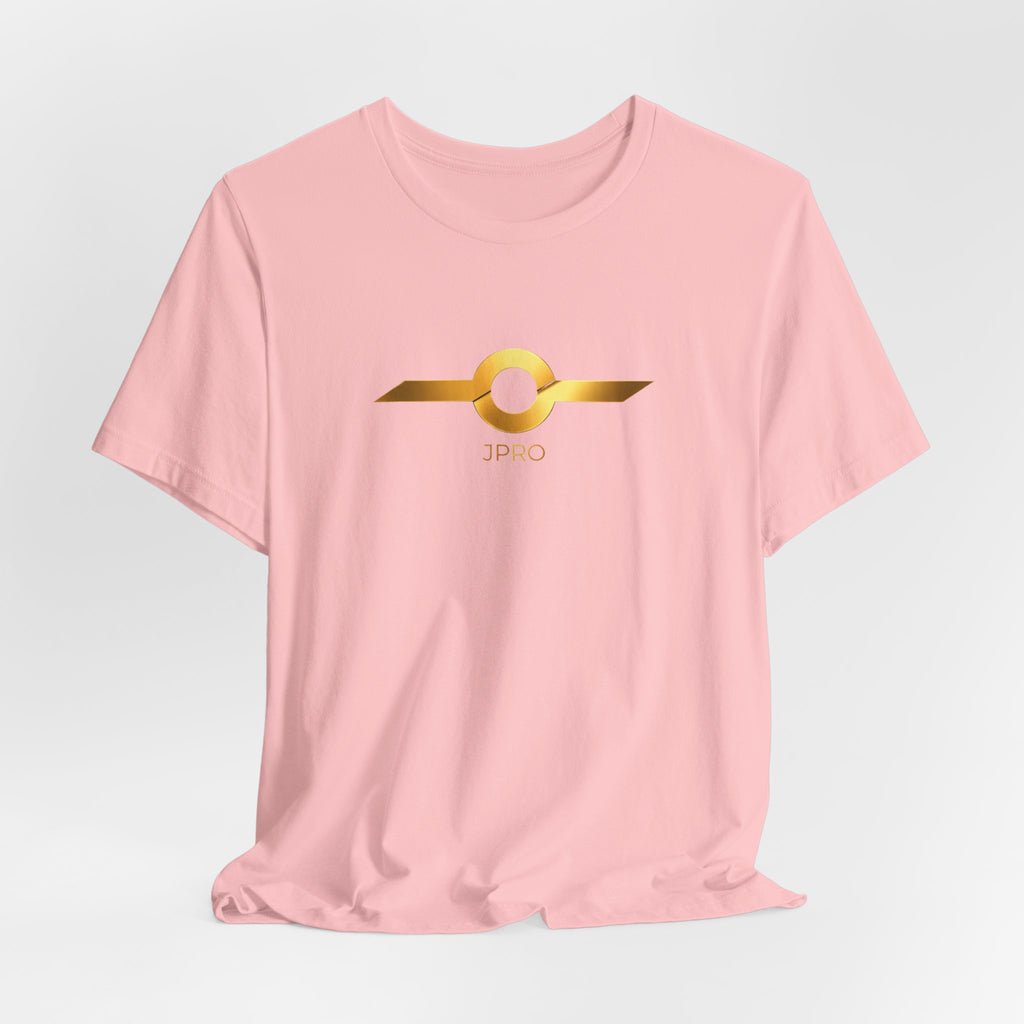 Gold Drip Wing Tee — Metallic Emblem Graphic T-Shirt