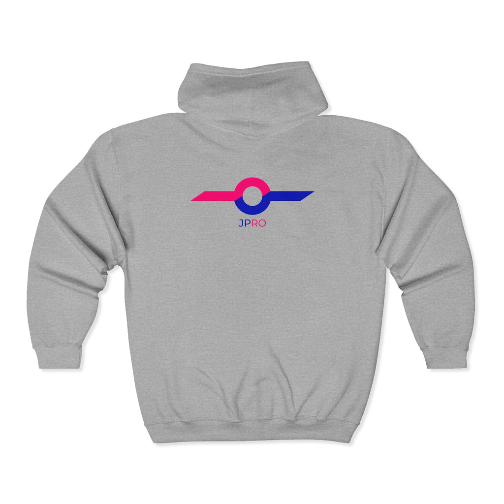 Colorburst Zip Hoodie – Bright Geometric Starburst Full-Zip Sweatshirt