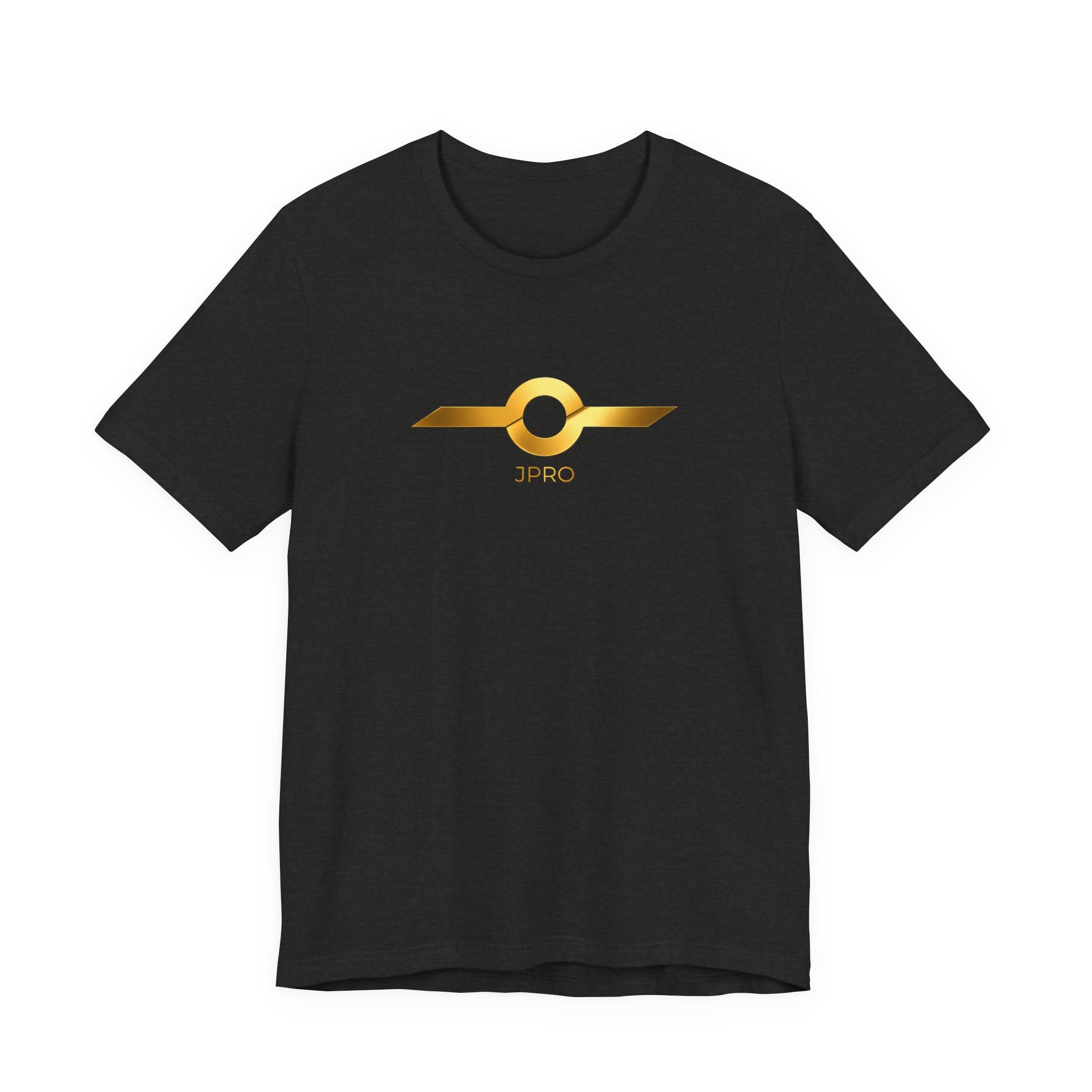 Gold Drip Wing Tee — Metallic Emblem Graphic T-Shirt