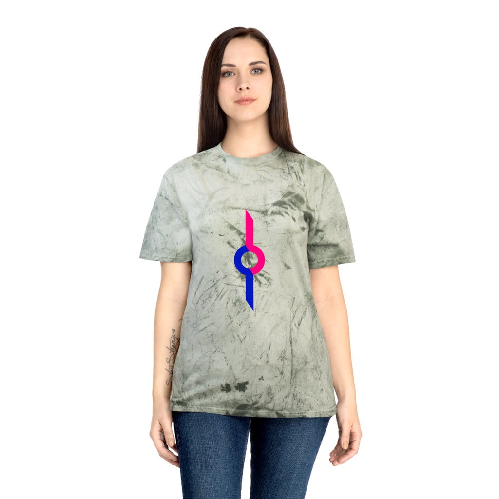 Tie-Dye Rainbow Sunburst T-Shirt — Colorful Geometric Graphic Tee