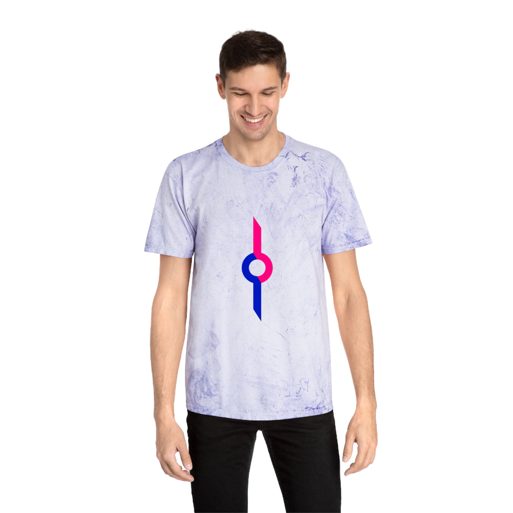 Tie-Dye Rainbow Sunburst T-Shirt — Colorful Geometric Graphic Tee
