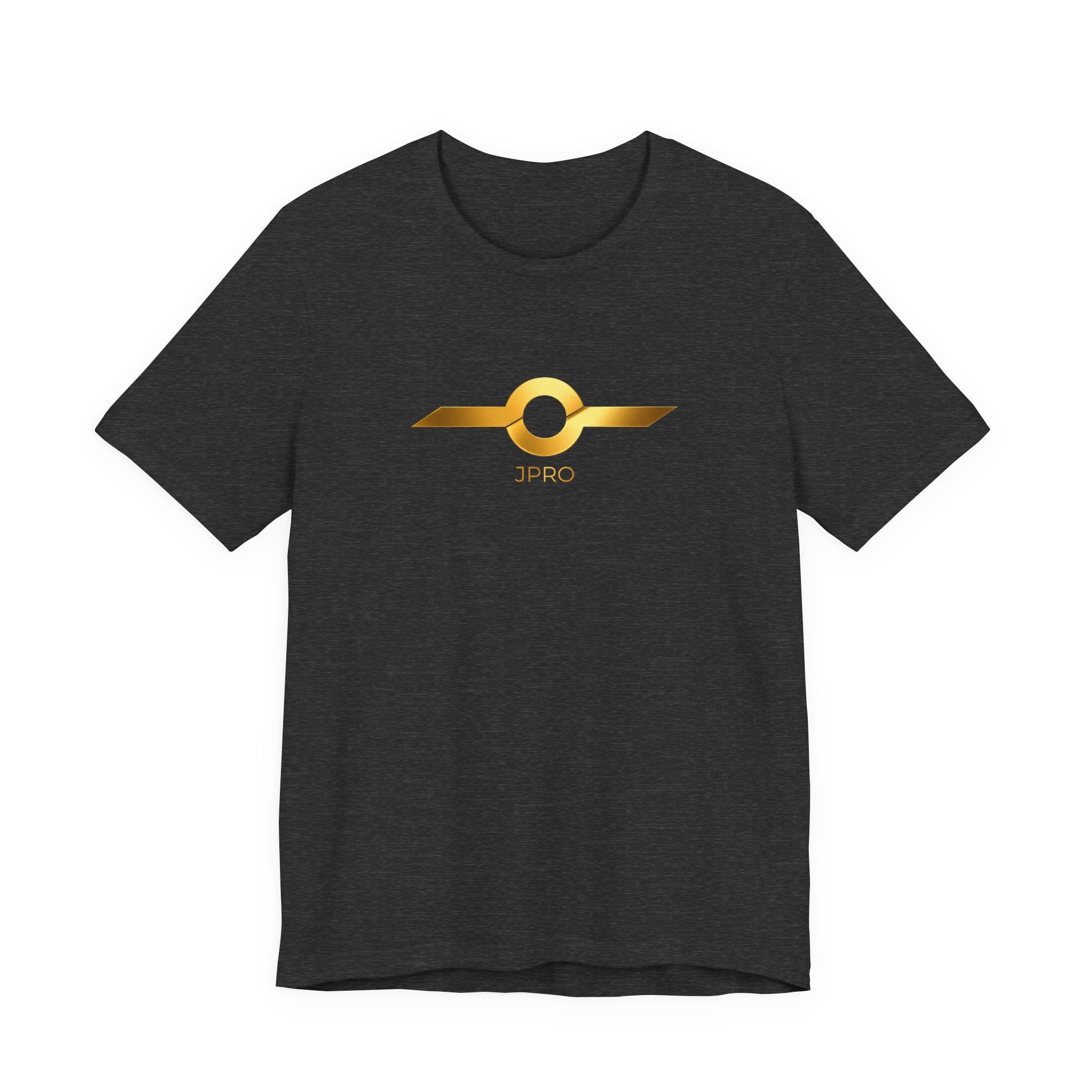 Gold Drip Wing Tee — Metallic Emblem Graphic T-Shirt