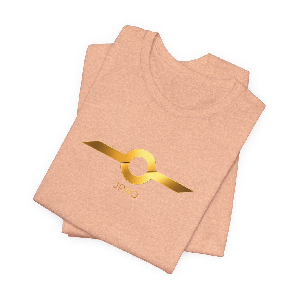 Gold Drip Wing Tee — Metallic Emblem Graphic T-Shirt