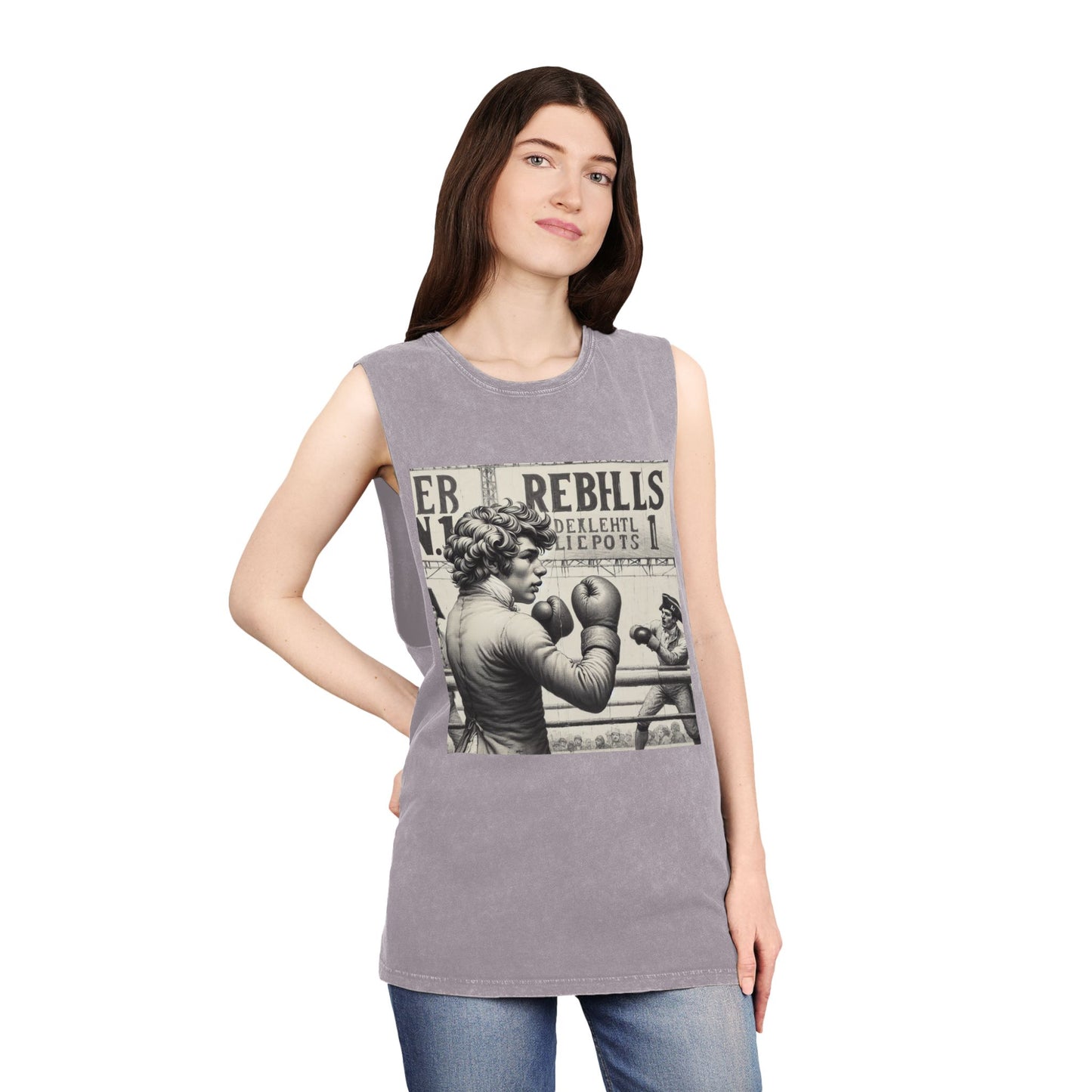 REBHLLS SERIES N.1 Unisex Stonewash Tank Top