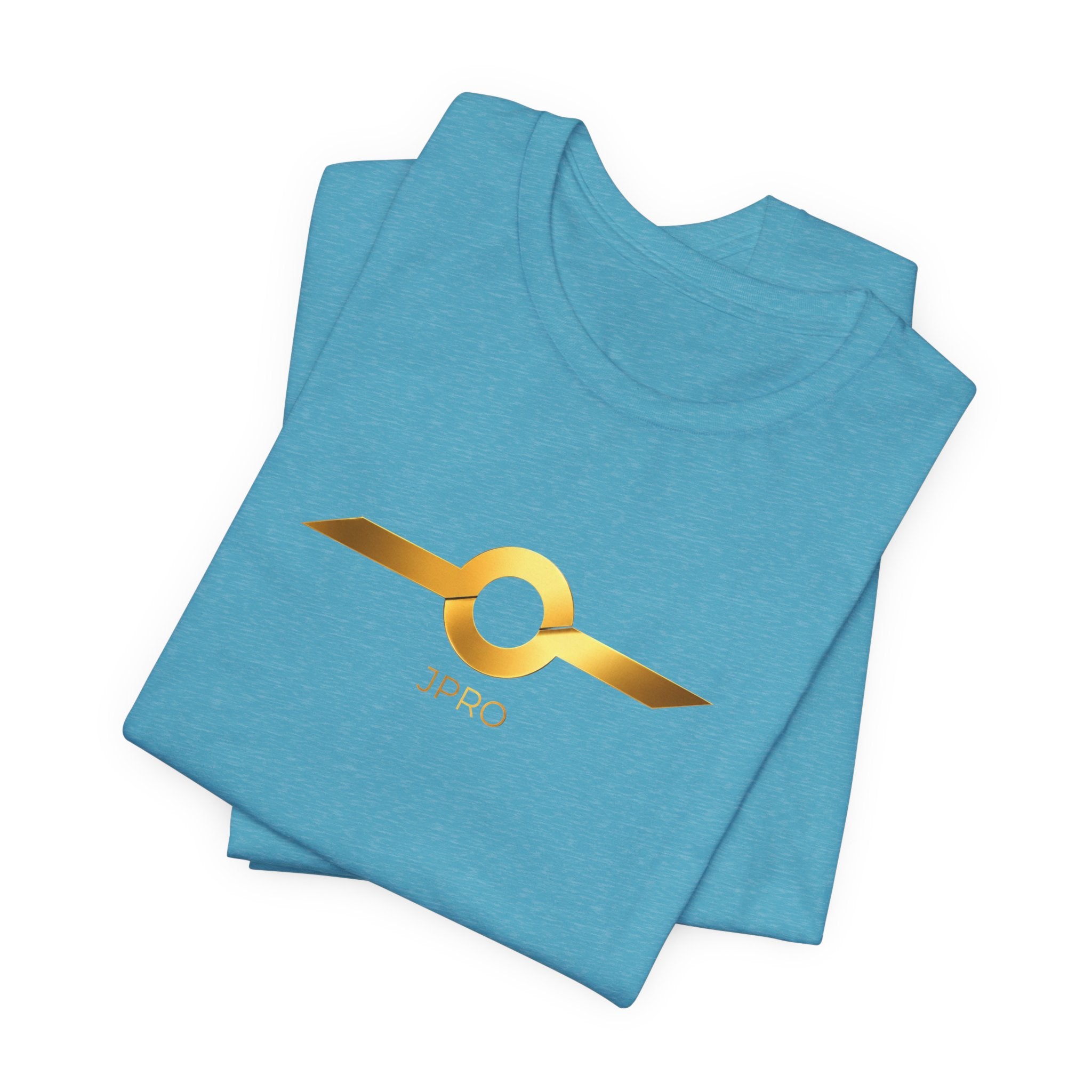 Gold Drip Wing Tee — Metallic Emblem Graphic T-Shirt
