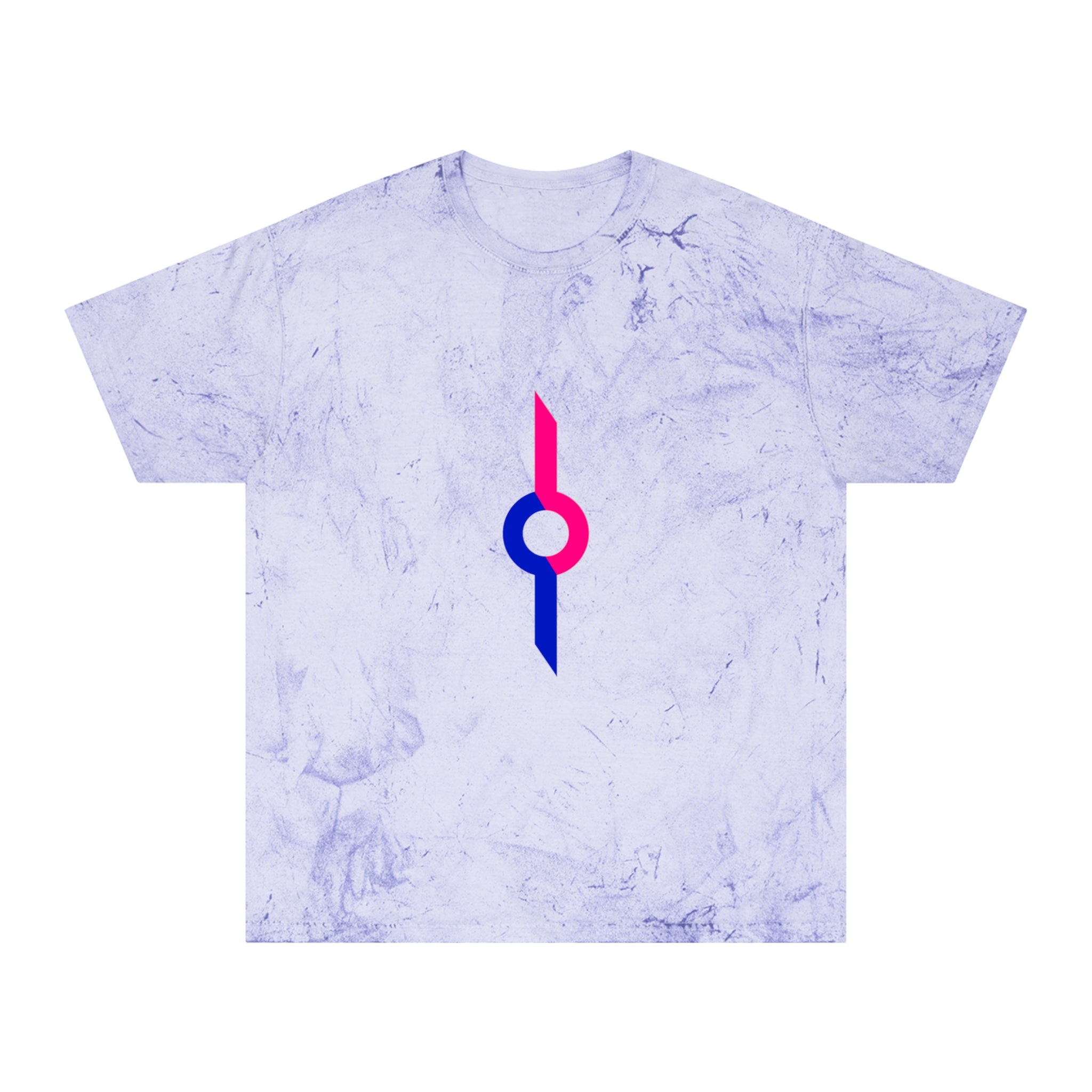 Tie-Dye Rainbow Sunburst T-Shirt — Colorful Geometric Graphic Tee
