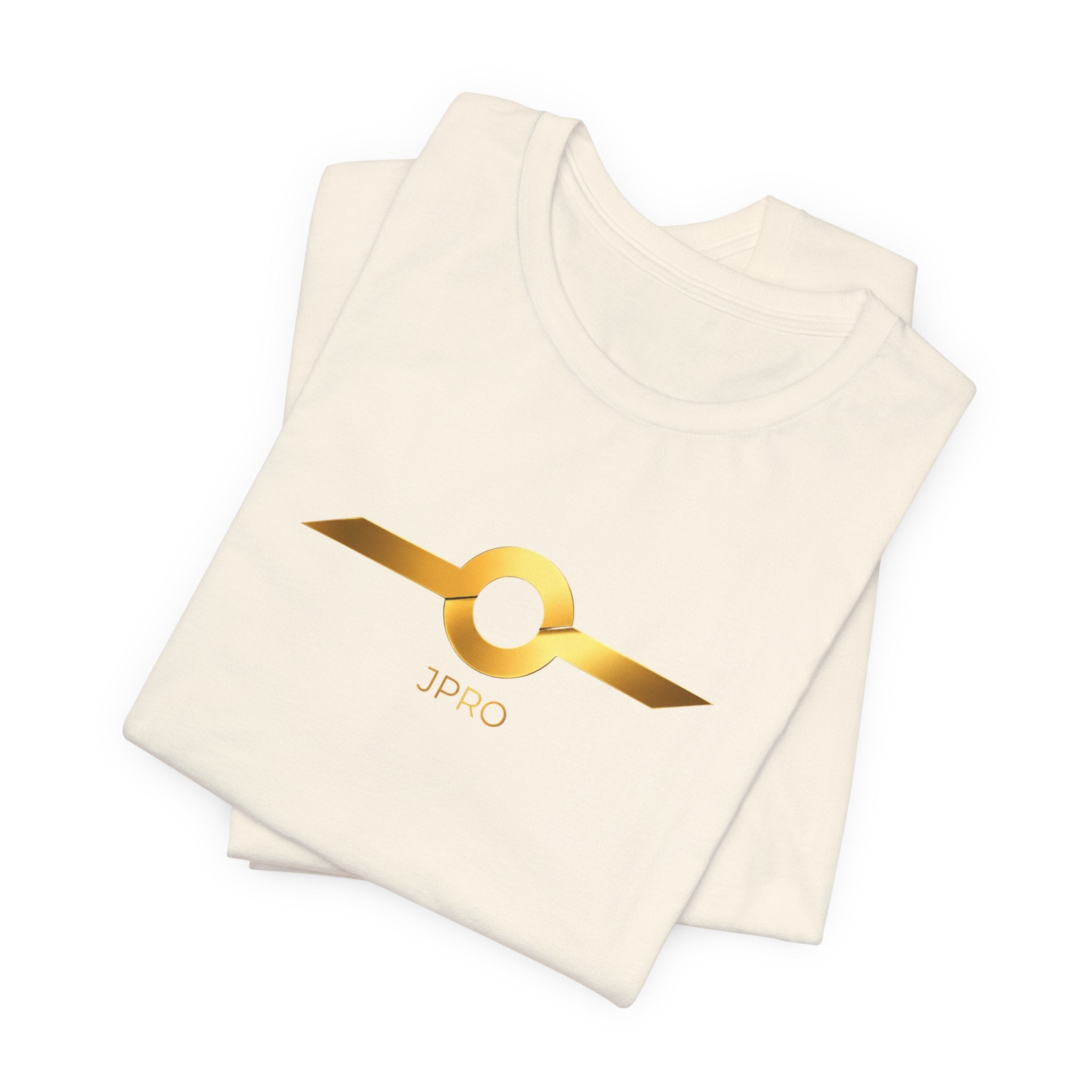 Gold Drip Wing Tee — Metallic Emblem Graphic T-Shirt