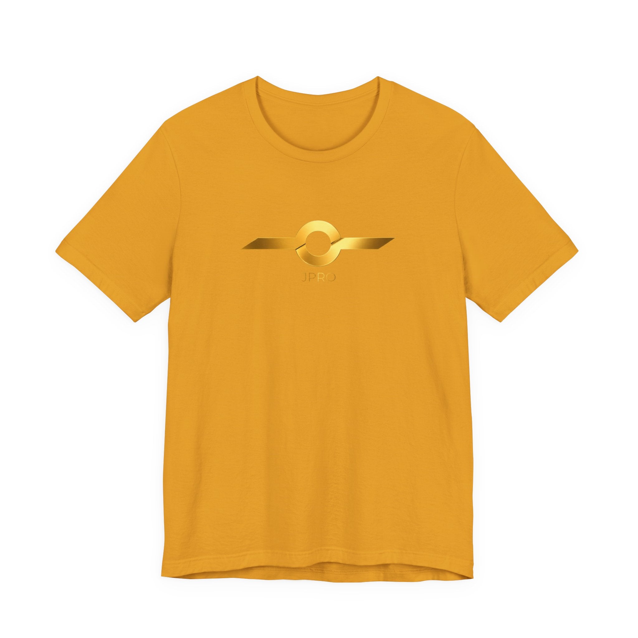 Gold Drip Wing Tee — Metallic Emblem Graphic T-Shirt