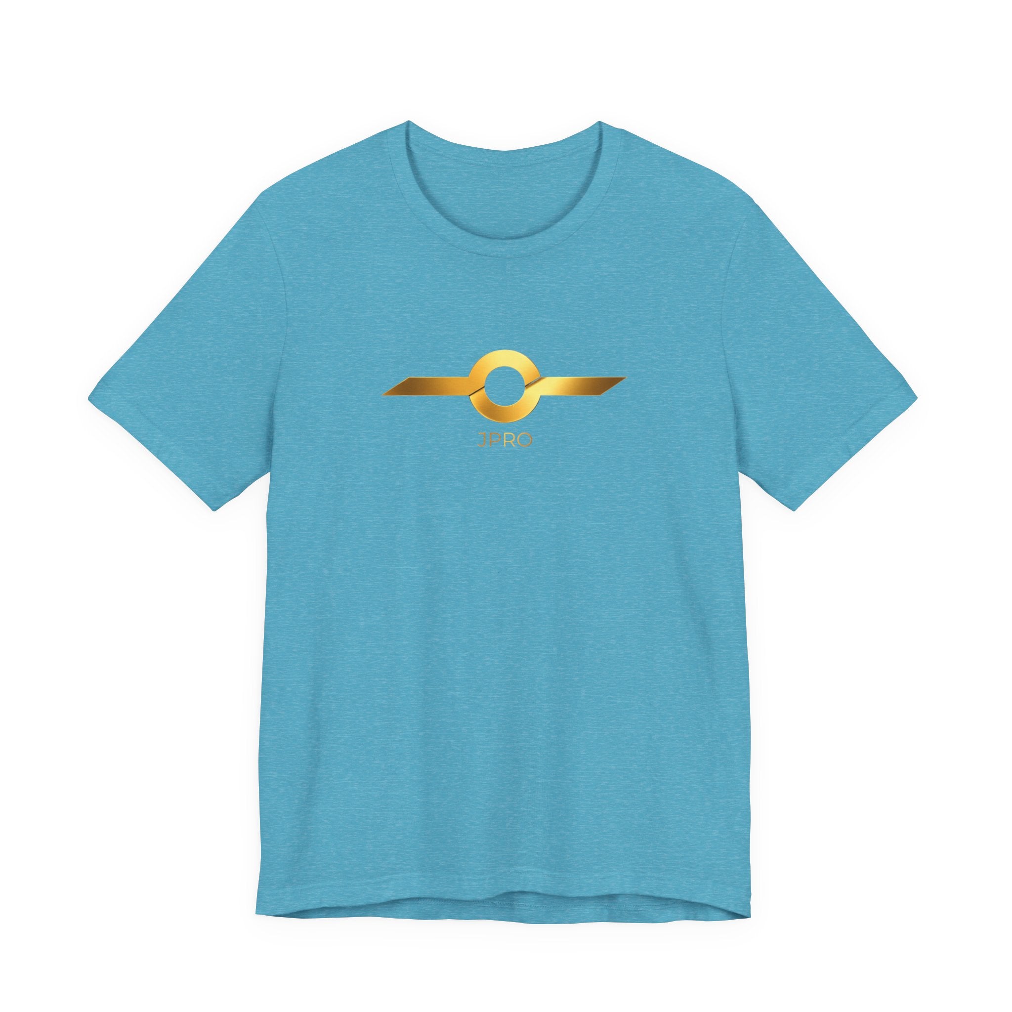 Gold Drip Wing Tee — Metallic Emblem Graphic T-Shirt