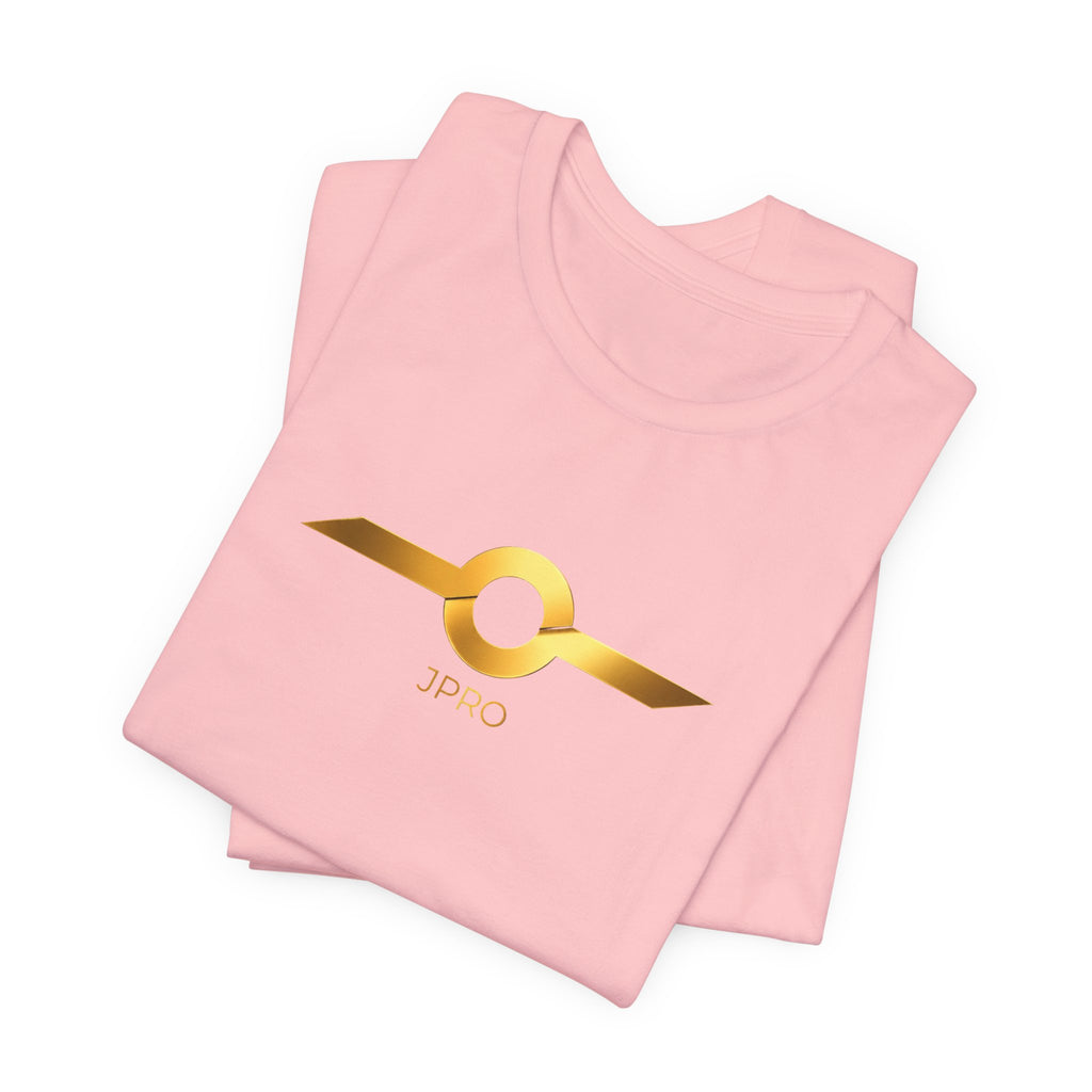 Gold Drip Wing Tee — Metallic Emblem Graphic T-Shirt