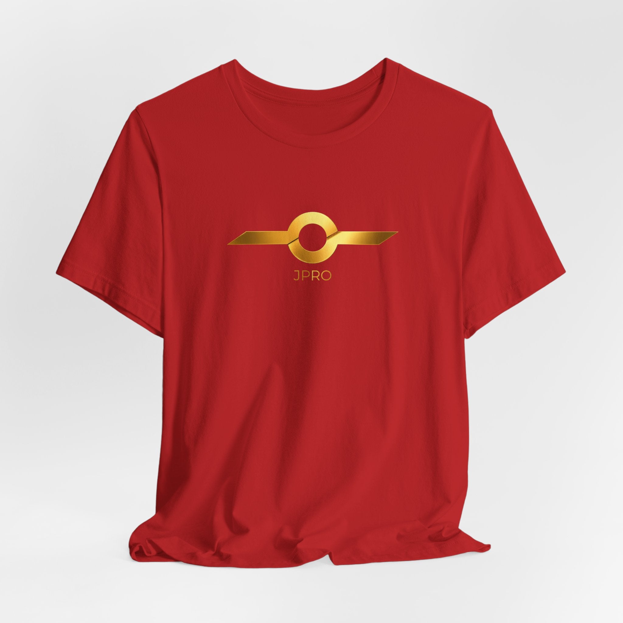 Gold Drip Wing Tee — Metallic Emblem Graphic T-Shirt