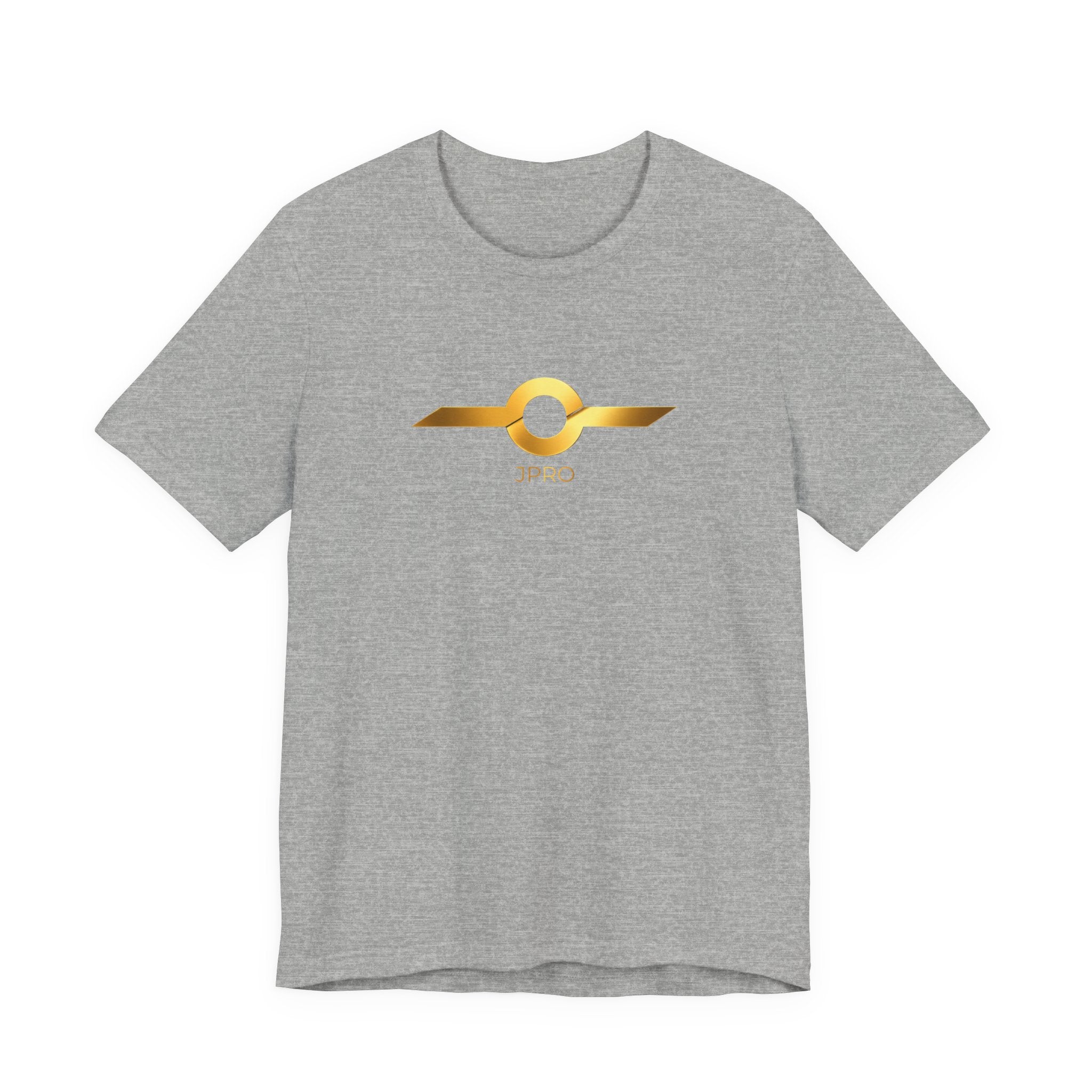 Gold Drip Wing Tee — Metallic Emblem Graphic T-Shirt