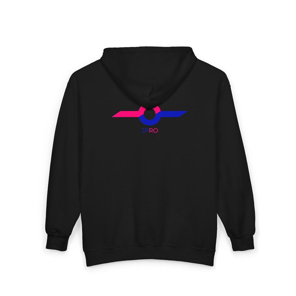Colorburst Zip Hoodie – Bright Geometric Starburst Full-Zip Sweatshirt