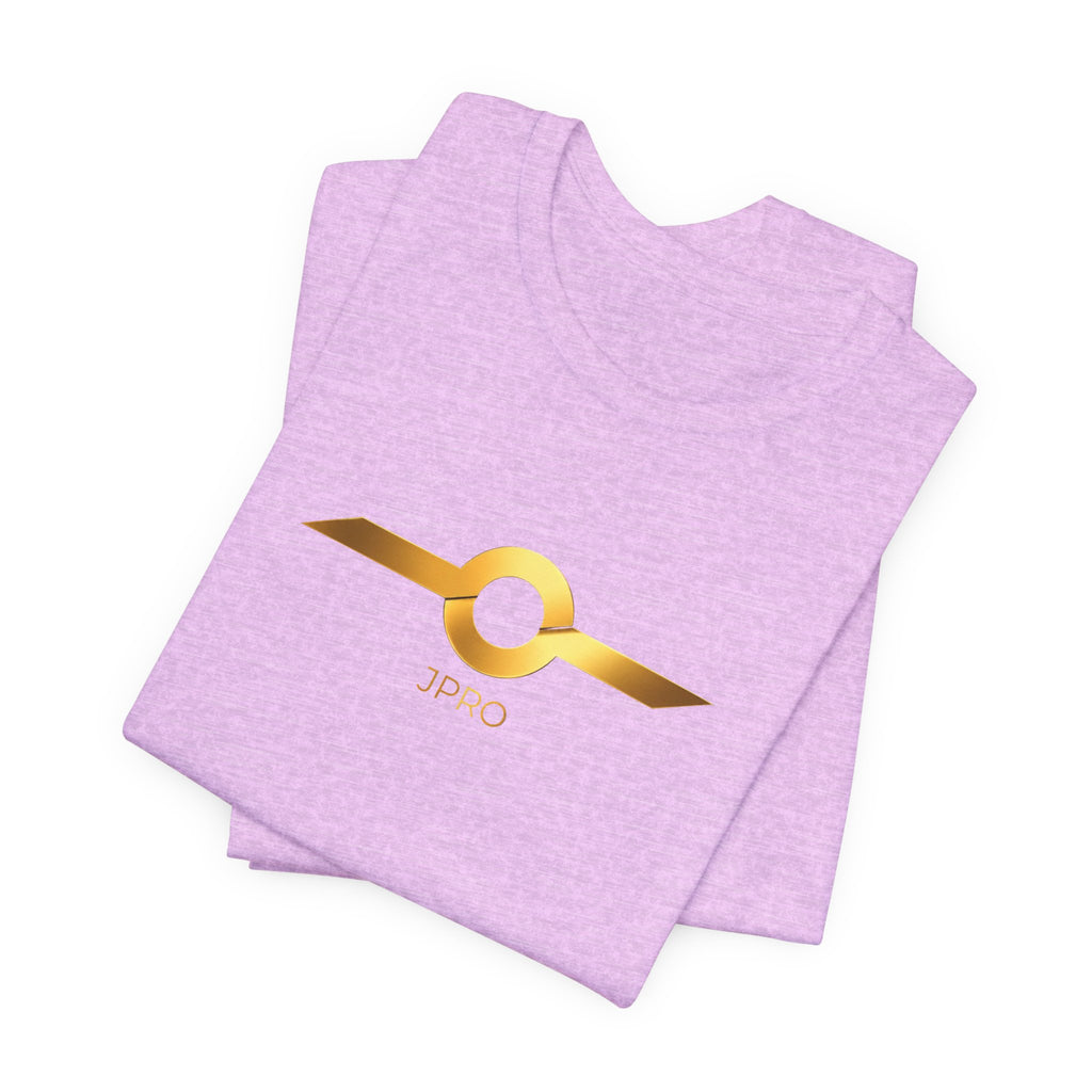 Gold Drip Wing Tee — Metallic Emblem Graphic T-Shirt