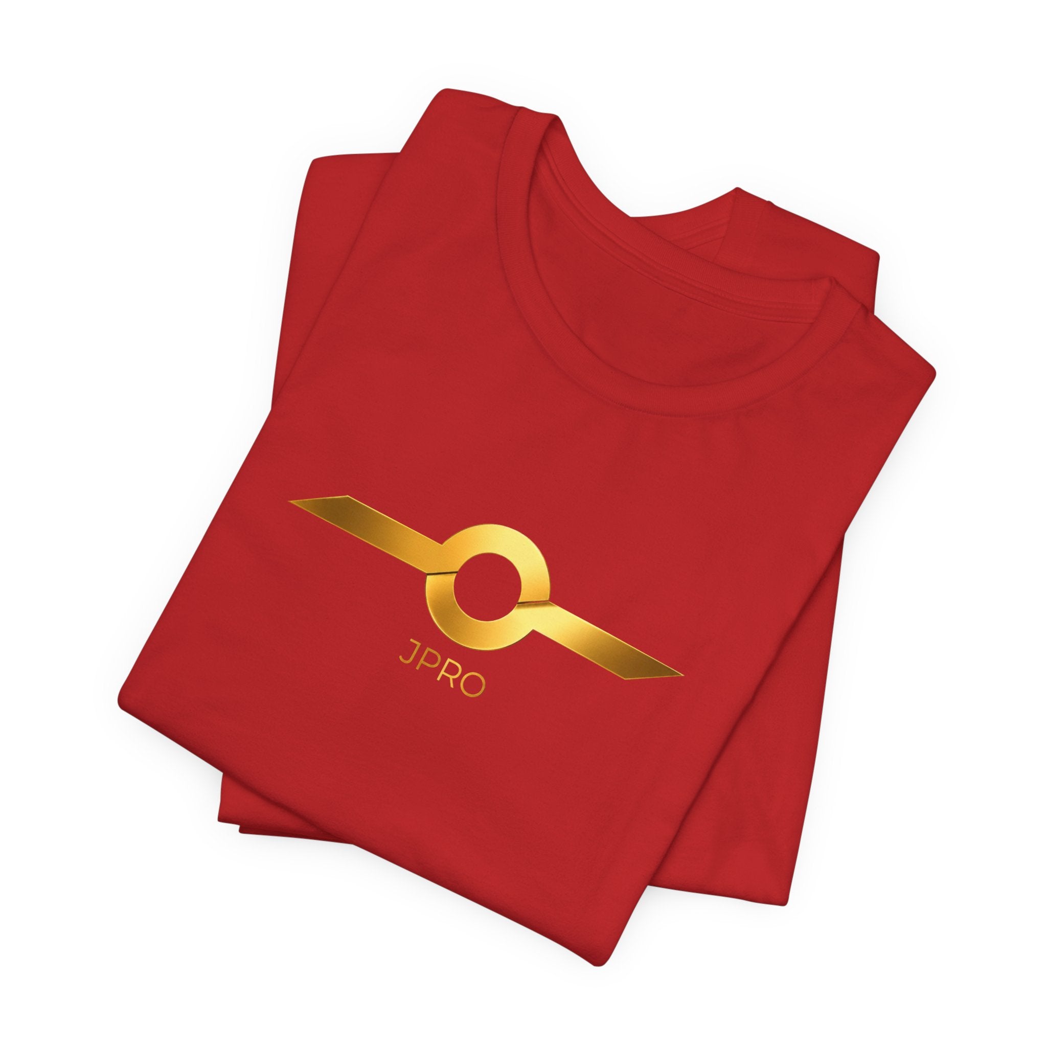 Gold Drip Wing Tee — Metallic Emblem Graphic T-Shirt