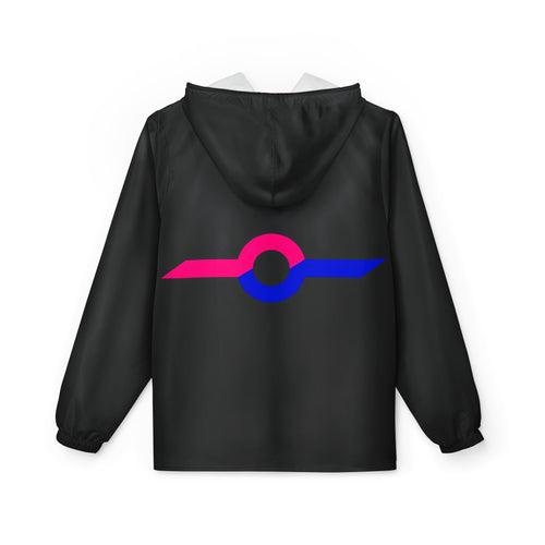 Color Block Windbreaker Jacket with Light Synthetic Padding and Hood - Relaxed Fit