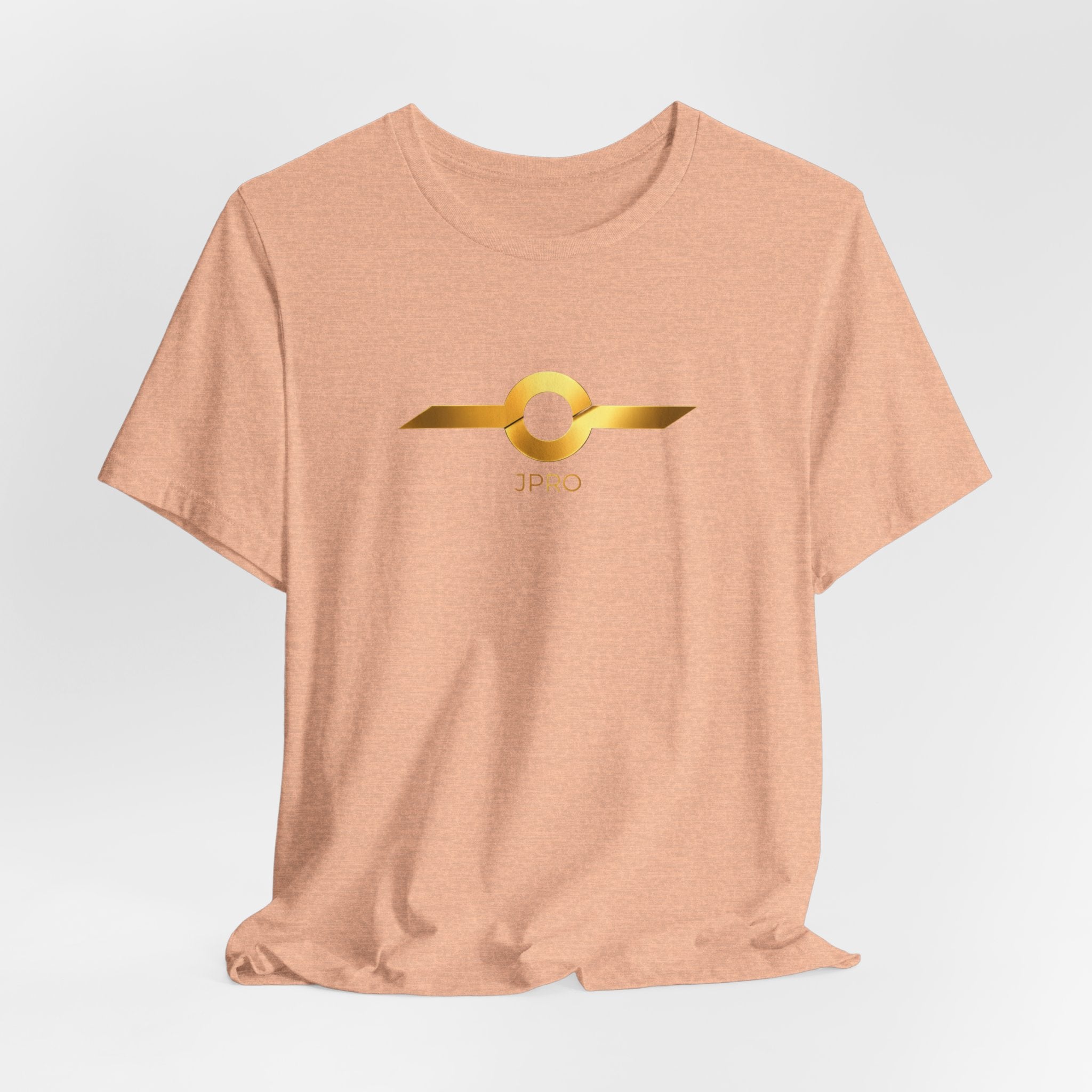Gold Drip Wing Tee — Metallic Emblem Graphic T-Shirt