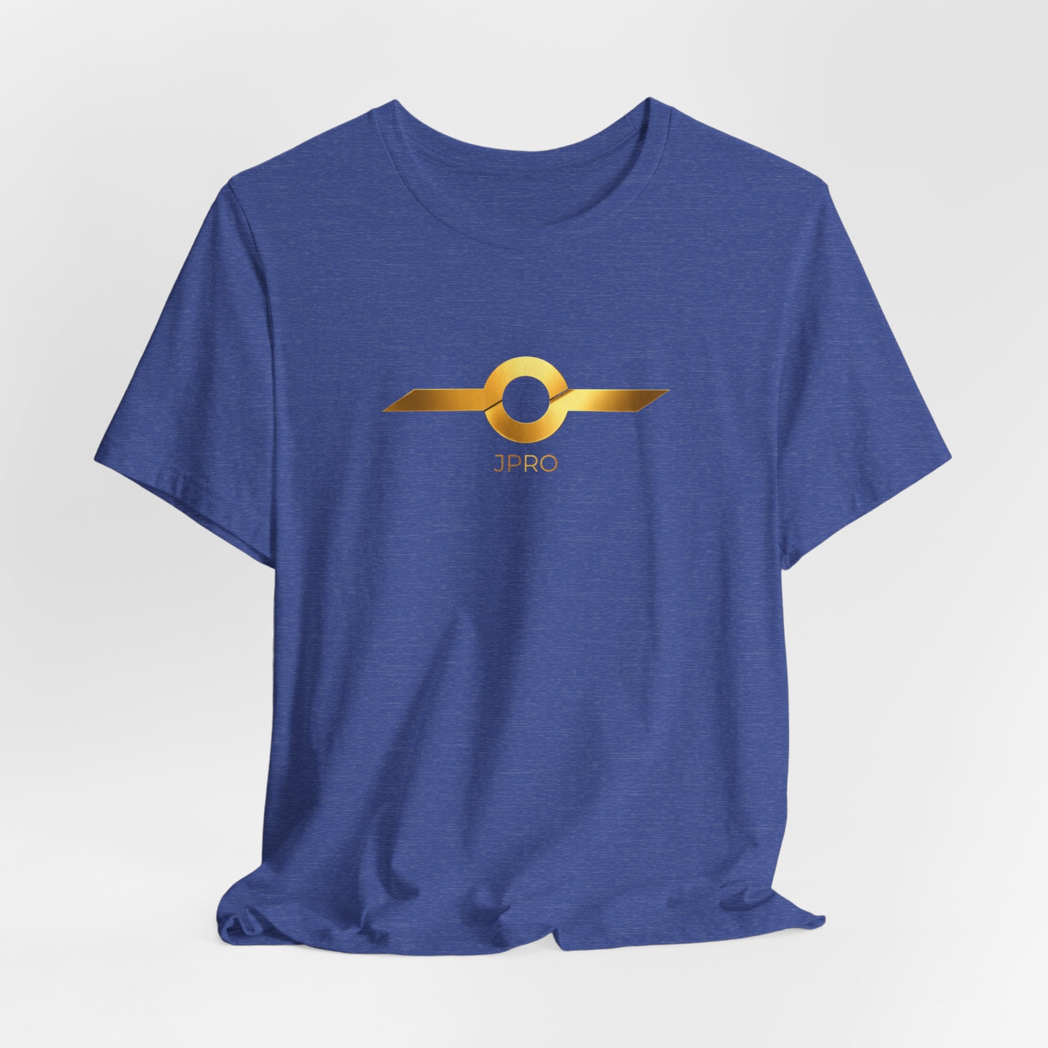 Gold Drip Wing Tee — Metallic Emblem Graphic T-Shirt