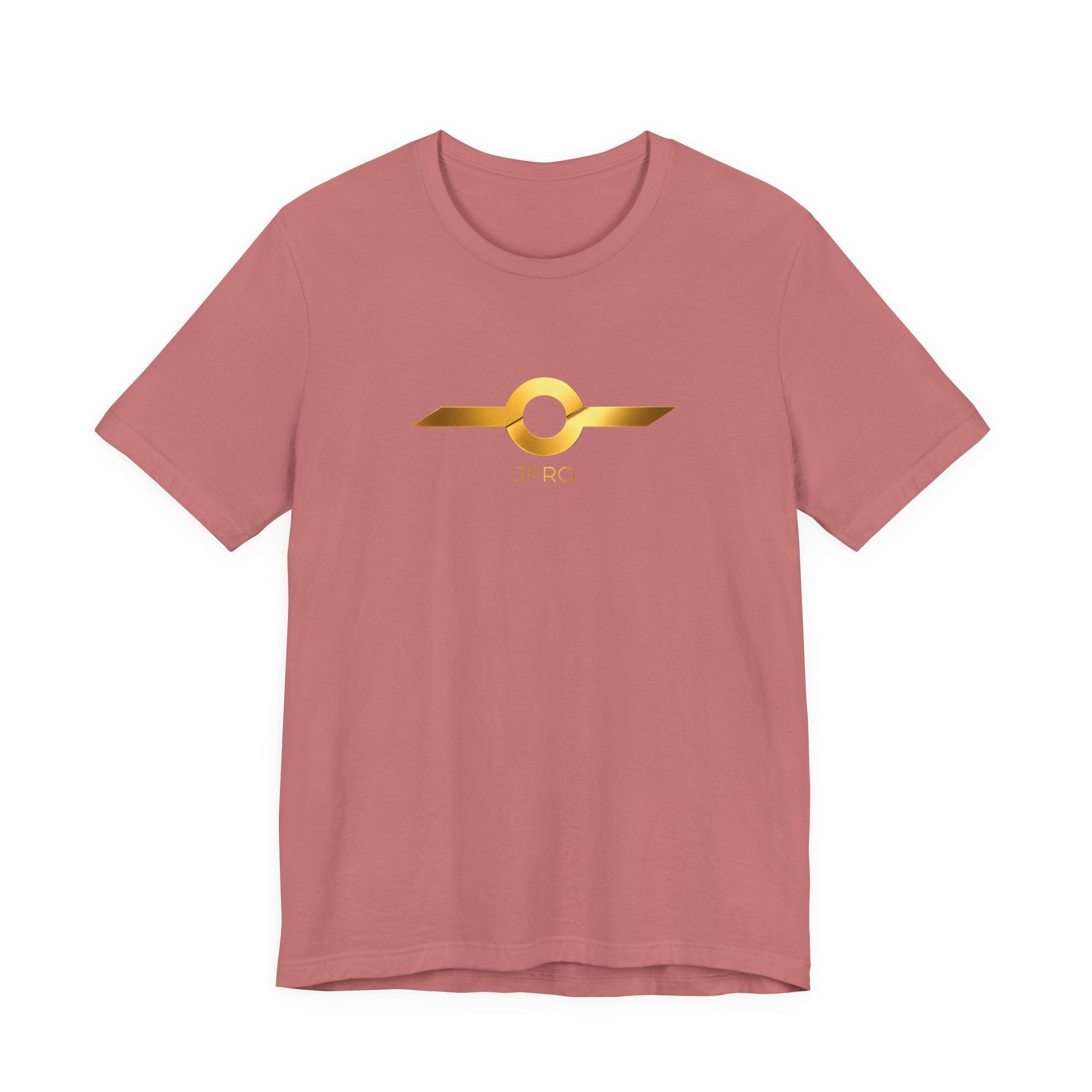 Gold Drip Wing Tee — Metallic Emblem Graphic T-Shirt